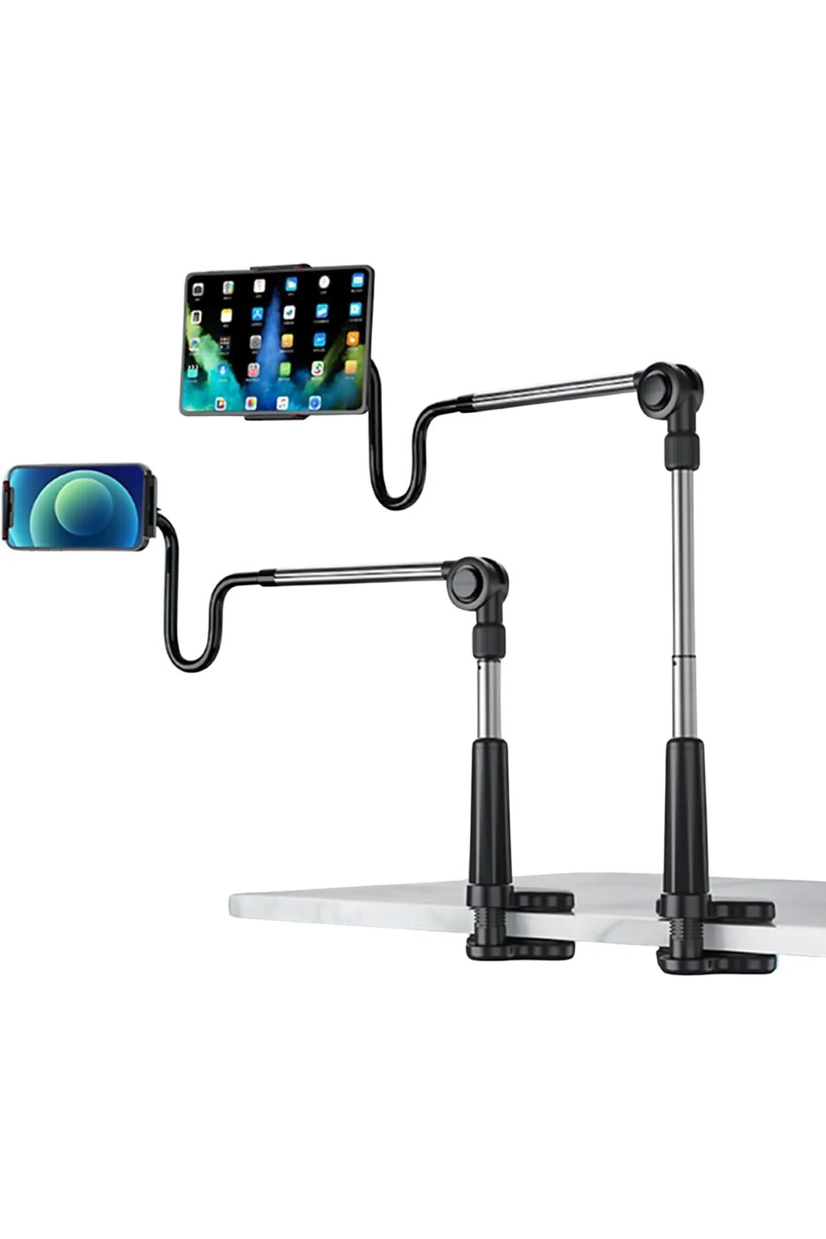 TTKTEKNOLOJİ 360° Dönen Uzun Kollu Ayarlanabilir Tablet ve Telefo