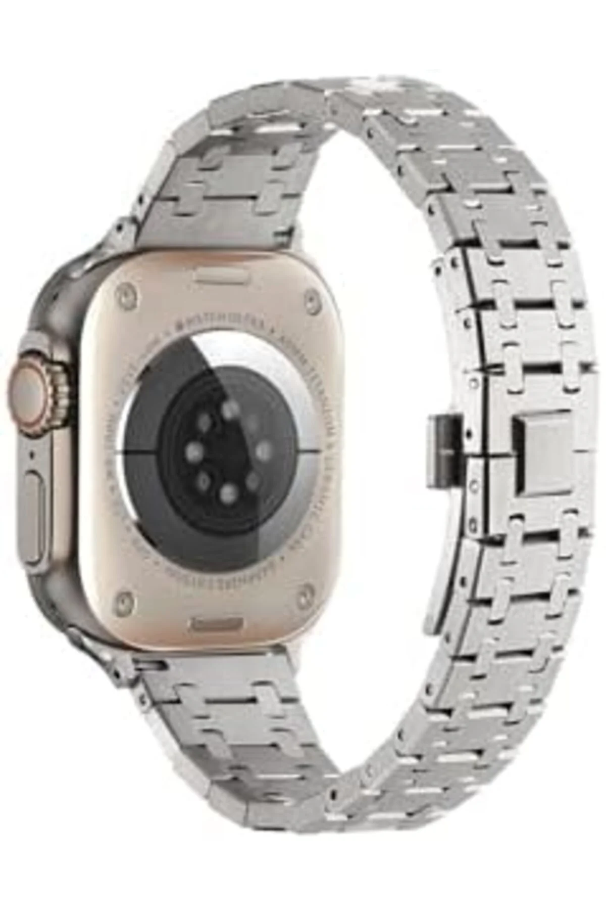 TTKTEKNOLOJİ 38mm İle Uyumlu KRD, 83 Metal Kordon, Gümüş, TTKTEKN