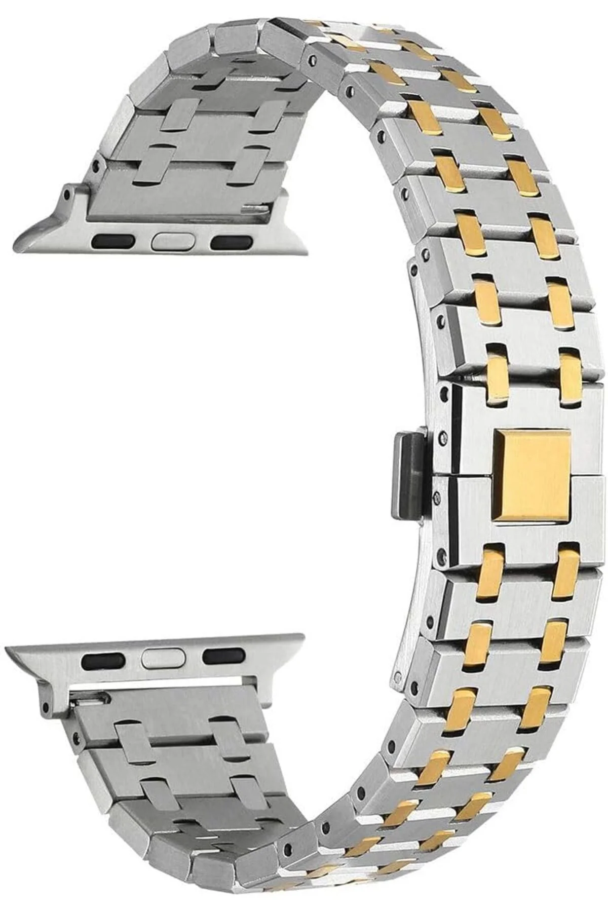 TTKTEKNOLOJİ 38mm İle Uyumlu KRD, 83 Metal Kordon, Gümüş, TTKTEKN