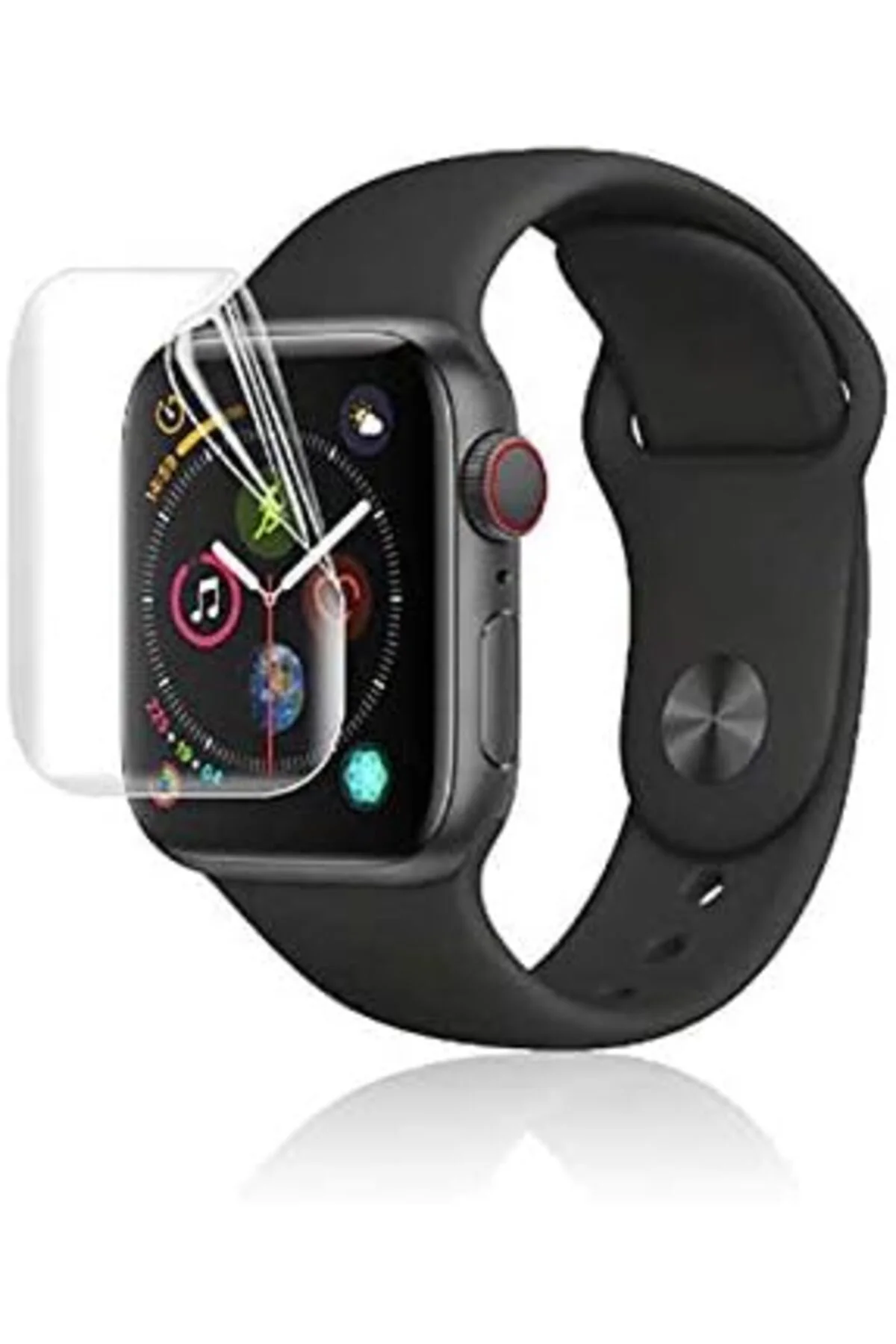 TTKTEKNOLOJİ 38mm ile uyumlu Full Ekran Saat Koruyucu Narr TPU Re