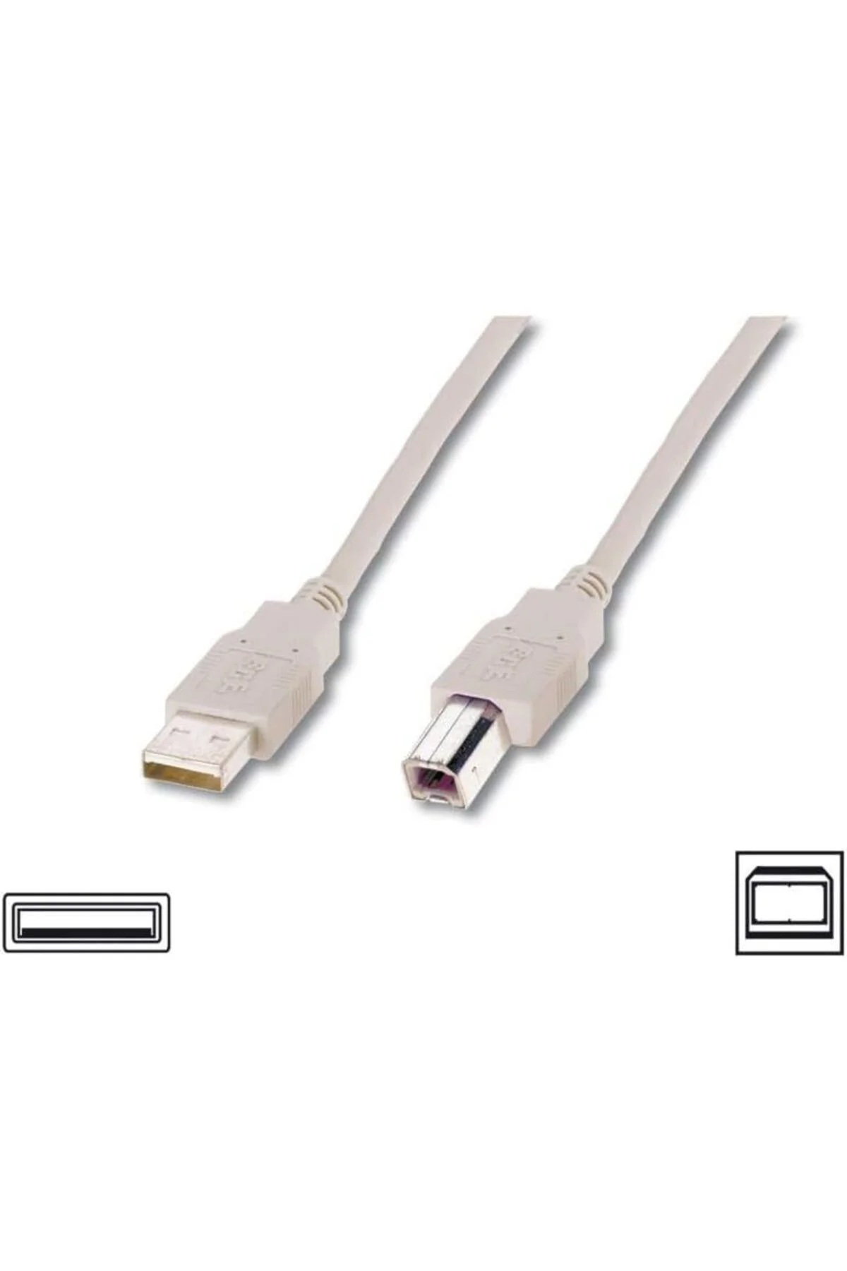TTKTEKNOLOJİ 3M USB A Erkek-USB B Erkek, Awg 28 USB 2.0 Kablo TTK