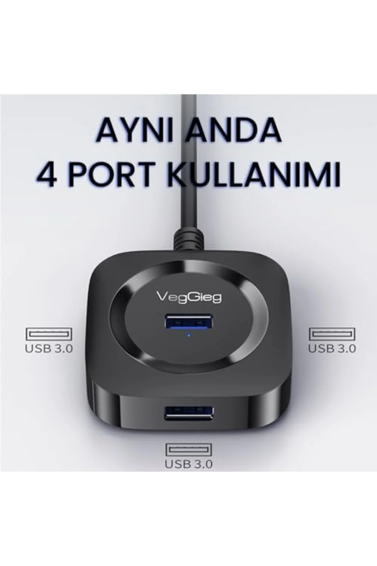 TTKTEKNOLOJİ 4 Portlu Type-C to USB 3.0 Çoklayıcı Hub TTKTEKNOLOJ