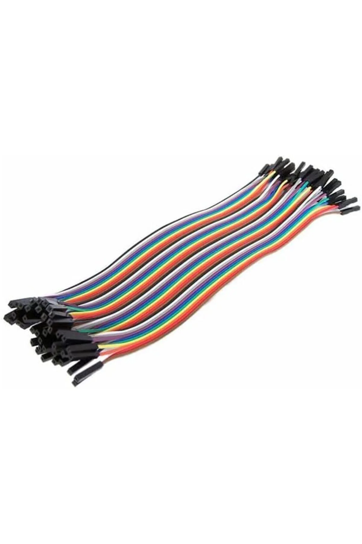 TTKTEKNOLOJİ 40 Adet Dişi-Dişi Jumper Kablo 20 Cm TTKTEKNOLOJİ 39