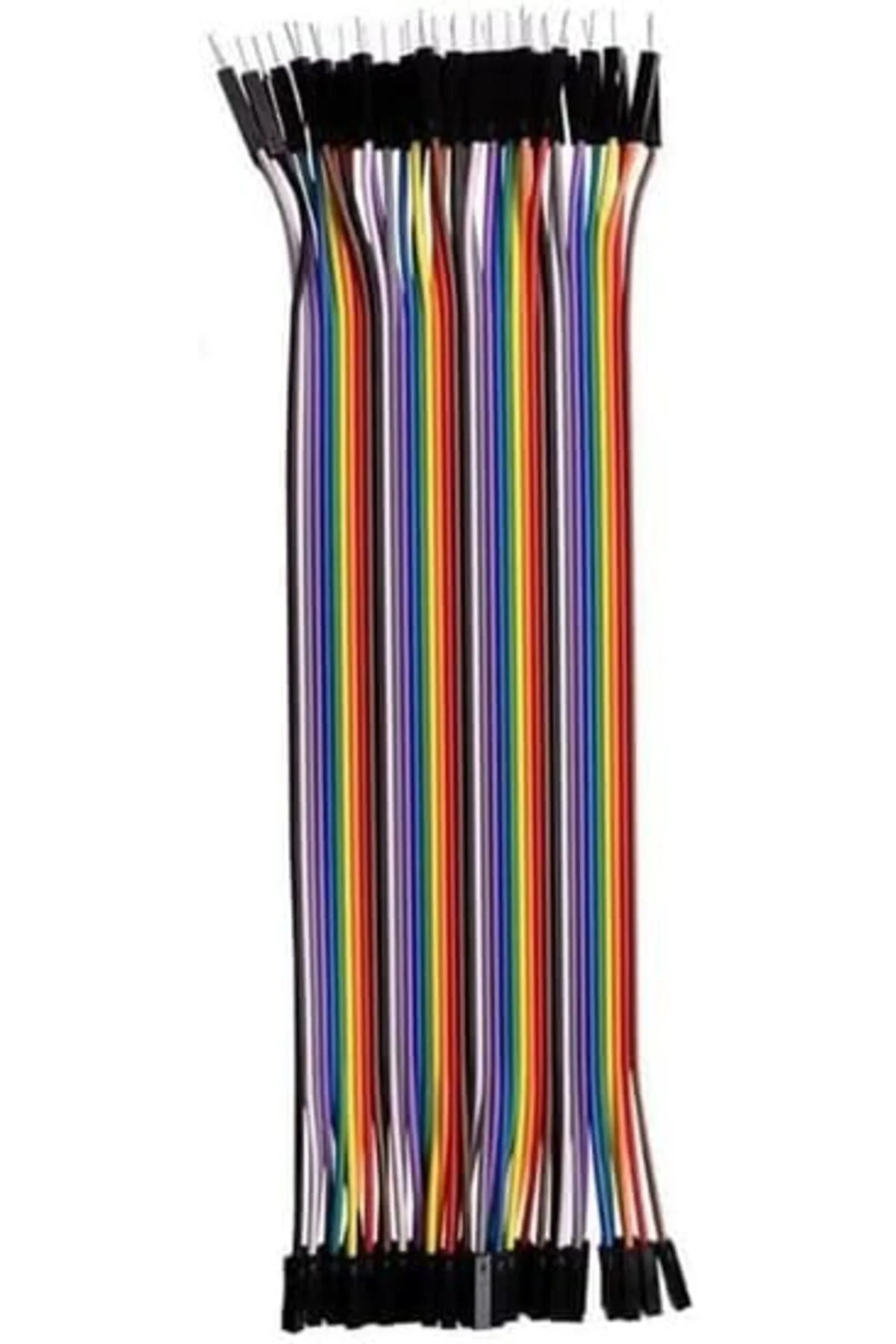 TTKTEKNOLOJİ 40 Adet Dişi-Erkek Jumper Kablo 20 cm TTKTEKNOLOJİ 3