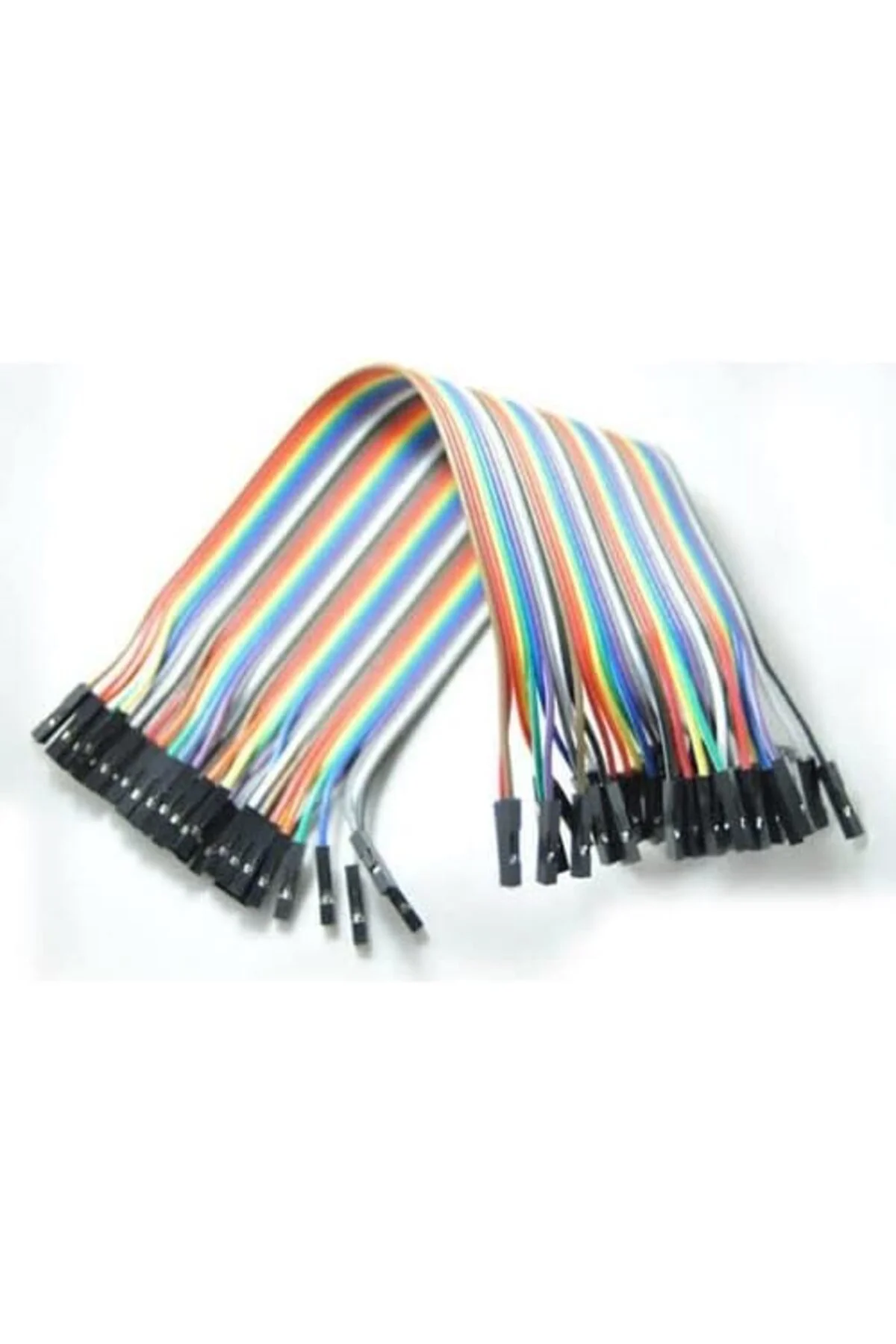 TTKTEKNOLOJİ 40 Adet Dişi-Dişi Jumper Kablo 20 Cm TTKTEKNOLOJİ 39