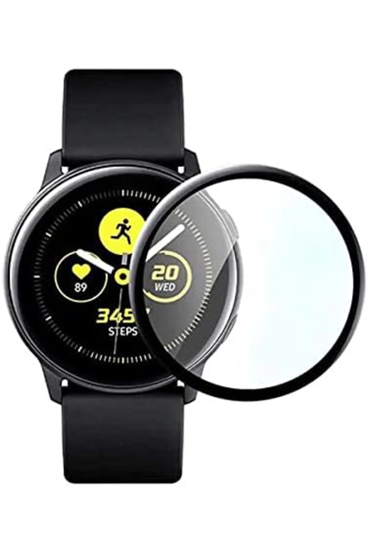 TTKTEKNOLOJİ 40828 Galaxy 2 44mm PPMA Pet Saat Ekran Koruyucu Siy