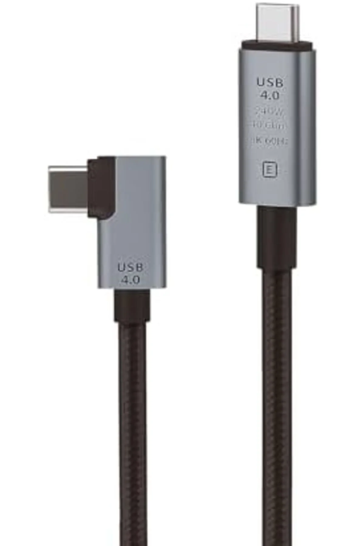 TTKTEKNOLOJİ 40Gbps 240W 4.0 Thunderbolt L Type-C to Type-C Şarj,