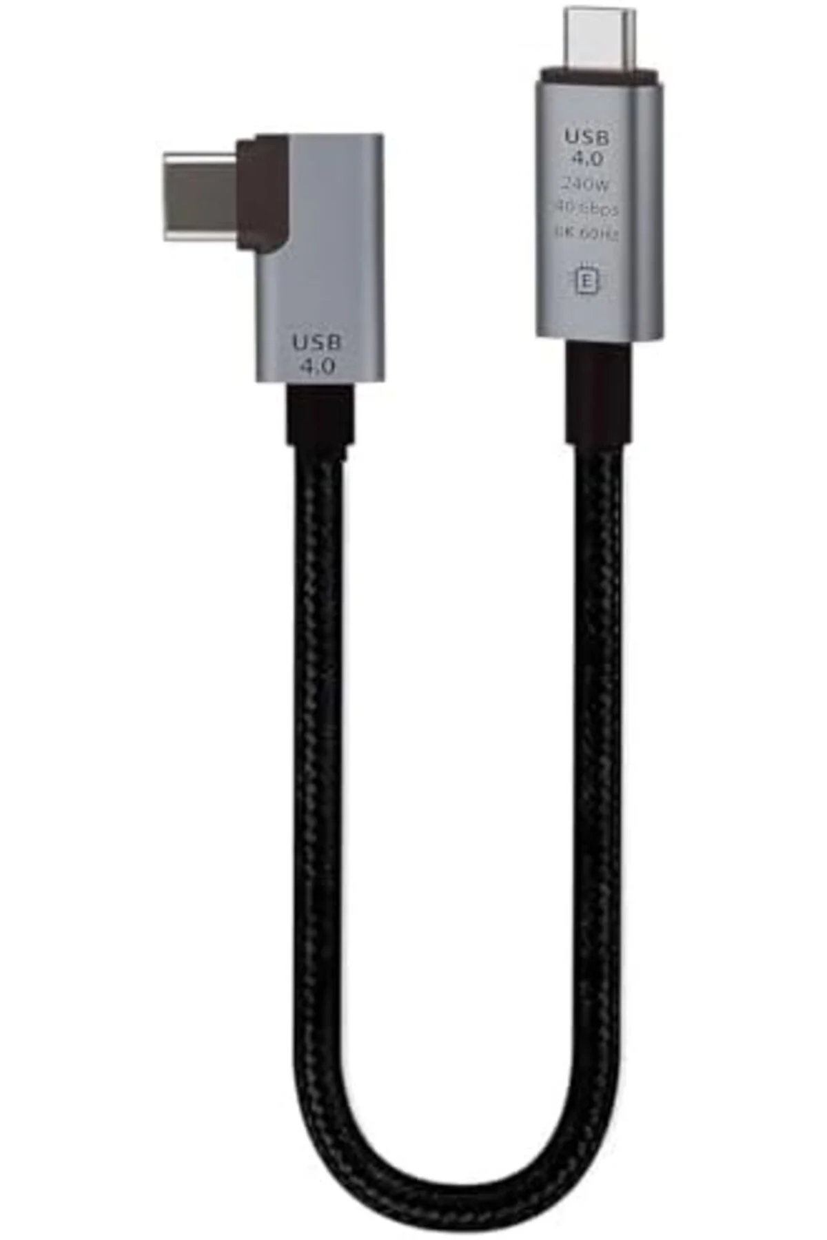 TTKTEKNOLOJİ 40Gbps 240W 4.0 Thunderbolt L Type-C to Type-C Şarj,