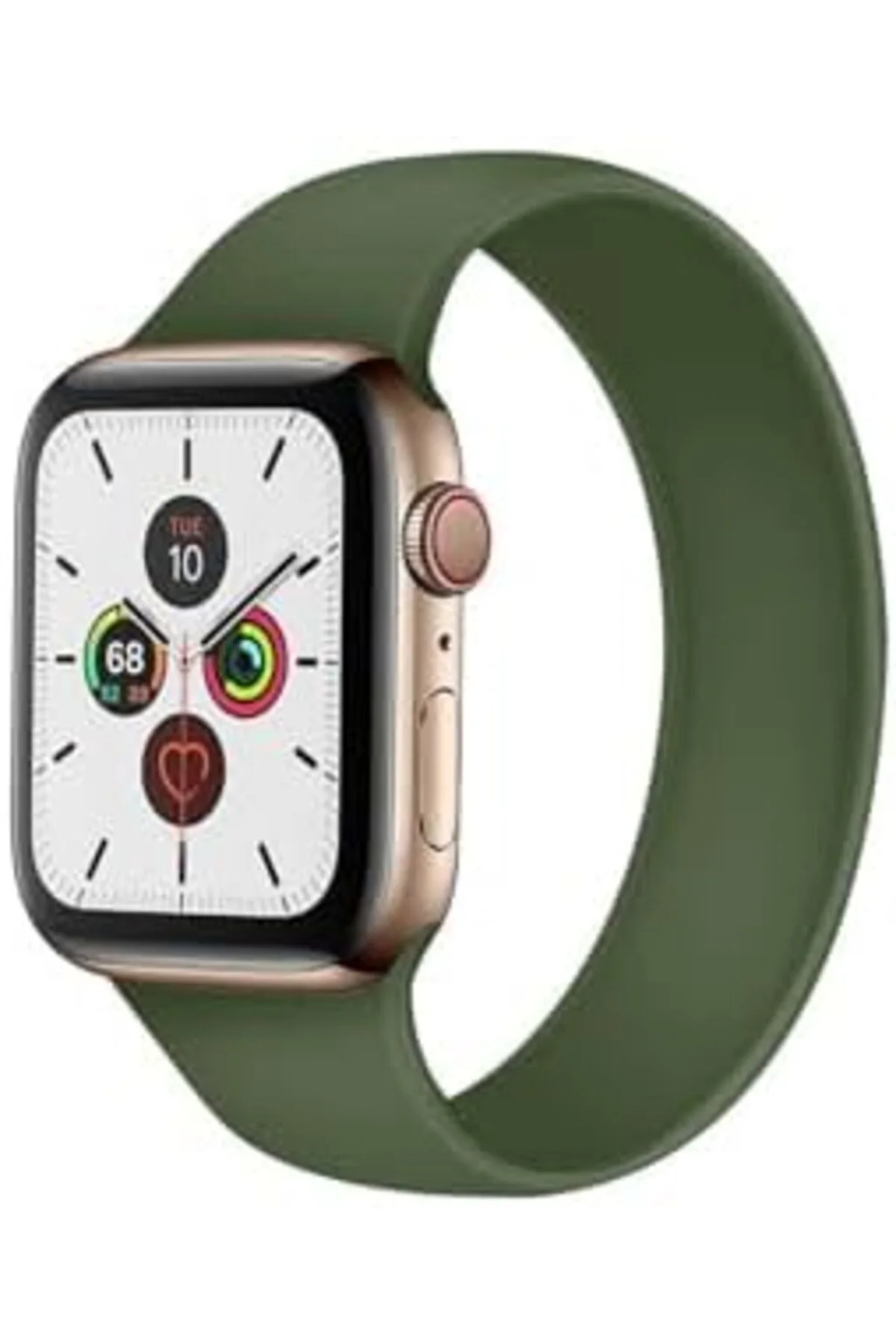 TTKTEKNOLOJİ 40mm İle Uyumlu KRD, 31 Solo Loop Medium Kordon, Gri