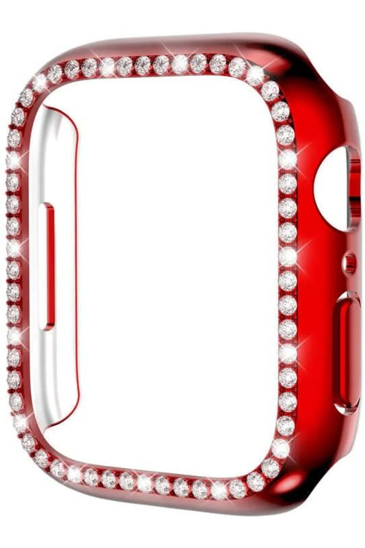 TTKTEKNOLOJİ 40mm ile uyumlu Kenar Taşlı Kasa Koruyucu Kırmızı TT