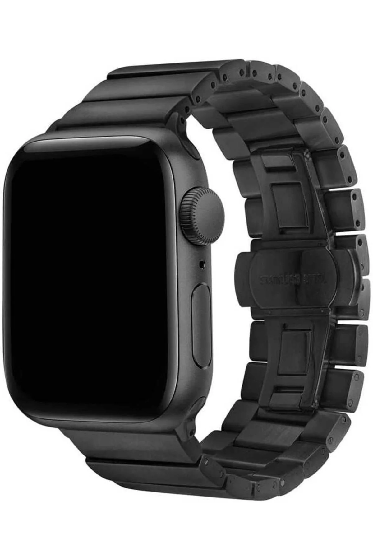 TTKTEKNOLOJİ 42mm İle Uyumlu KRD, 41 Metal Kordon, Siyah TTKTEKNO