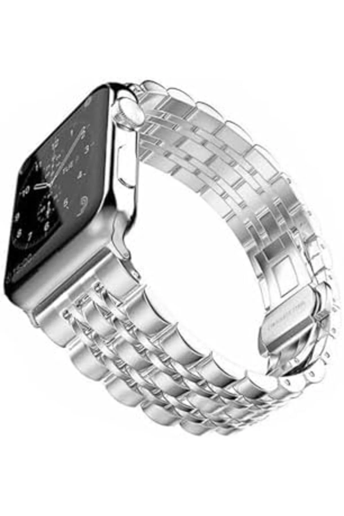 TTKTEKNOLOJİ 42mm İle Uyumlu KRD, 14 Metal Kordon, Gümüş TTKTEKNO