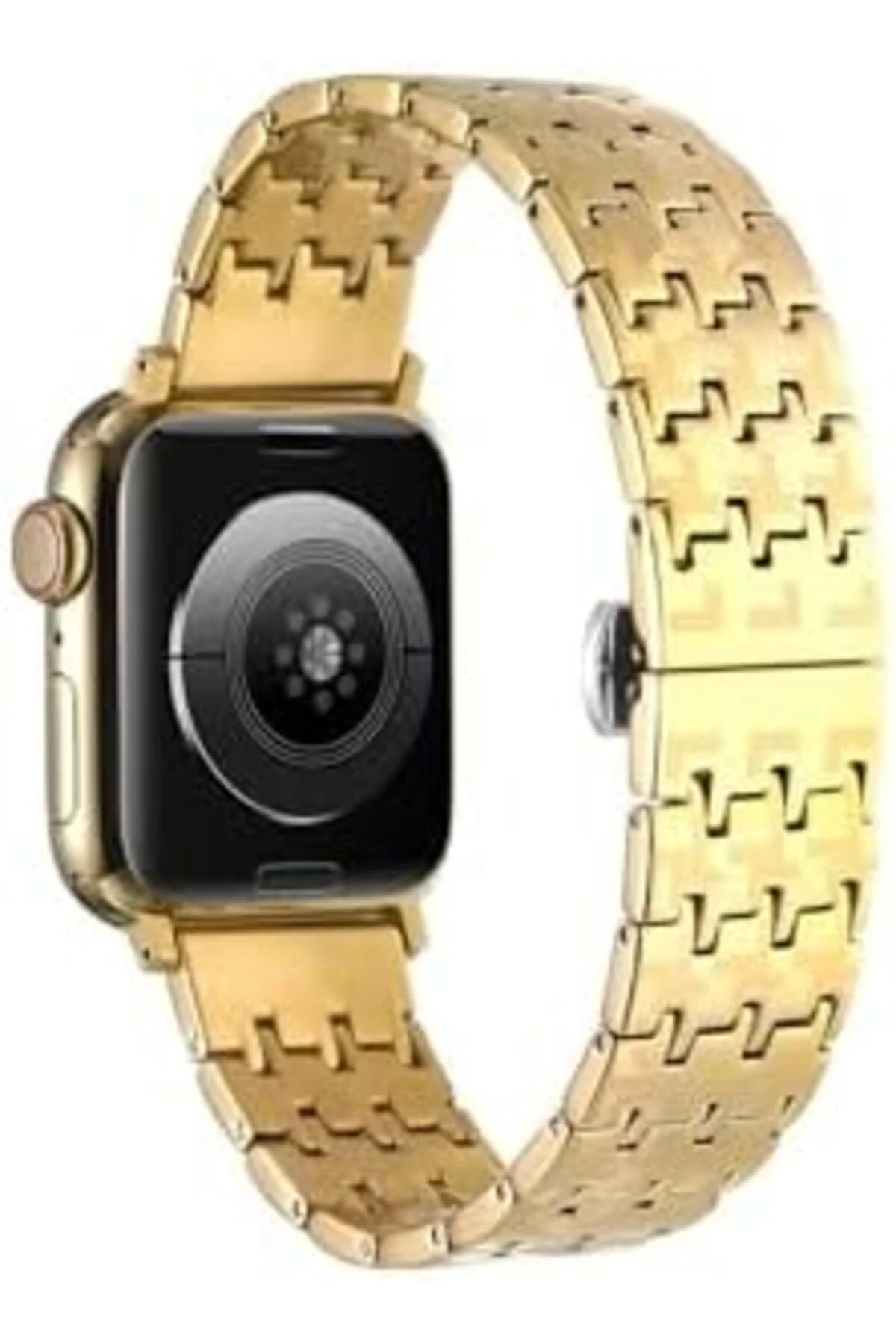 TTKTEKNOLOJİ 42mm İle Uyumlu KRD, 86 Metal Kordon, Siyah TTKTEKNO