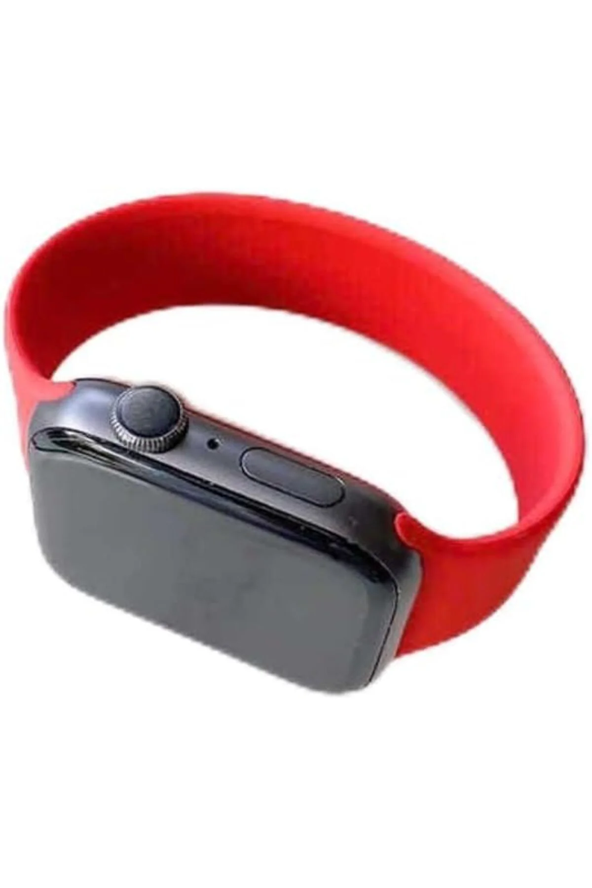 TTKTEKNOLOJİ 42mm İle Uyumlu KRD, 31 Solo Loop Large Kordon, Kırm
