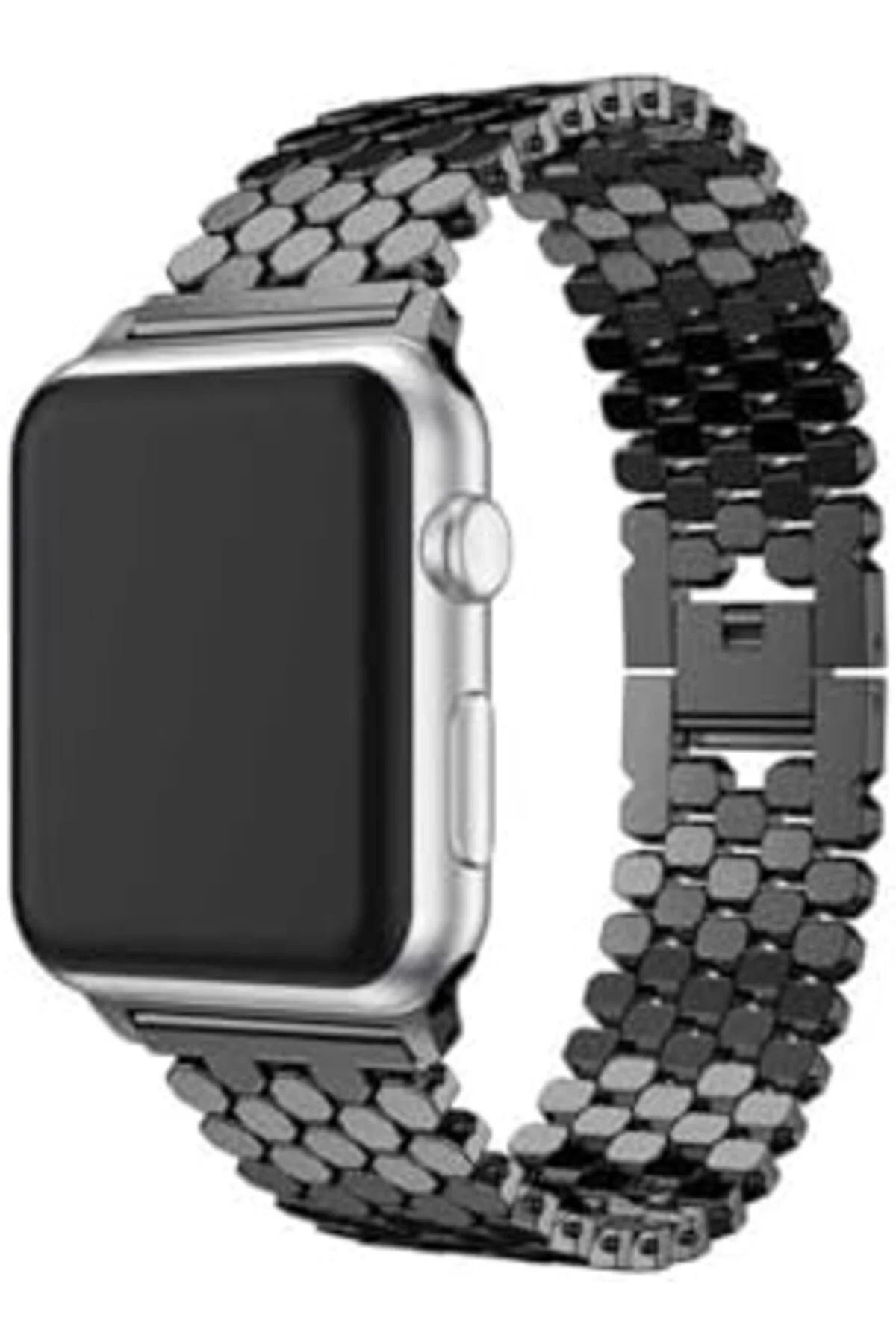 TTKTEKNOLOJİ 44mm İle Uyumlu KRD, 30 Metal Kordon, Gümüş TTKTEKNO