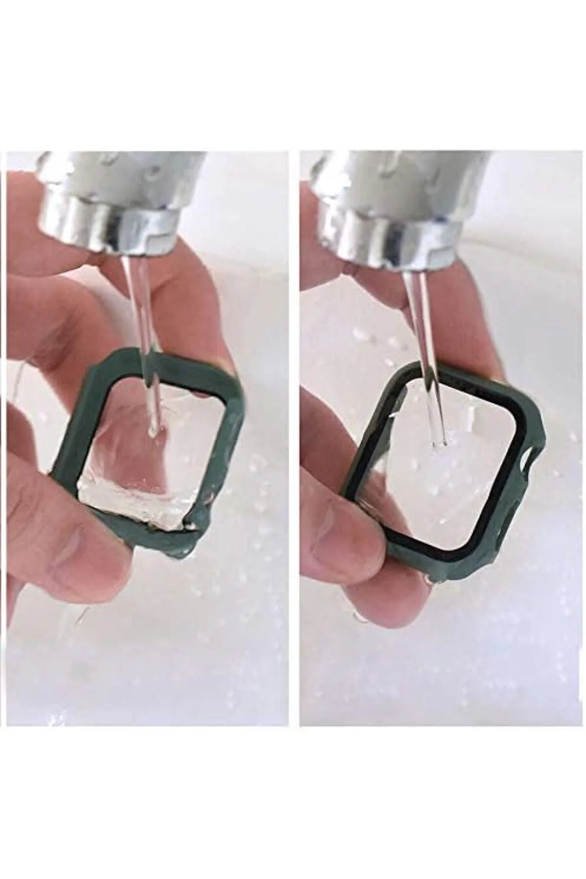 TTKTEKNOLOJİ 44mm ile uyumlu Full Kasa Korumalı Ekran Koruyucu Gü