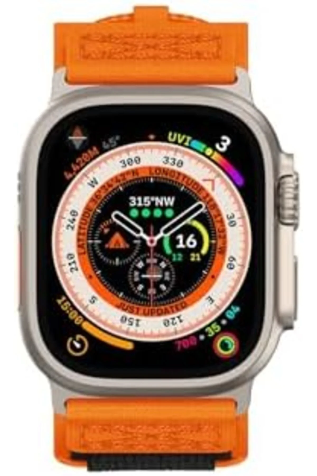 TTKTEKNOLOJİ 44mm İle Uyumlu CNS, KRD, 99 Hasır Kordon, Gri TTKTE