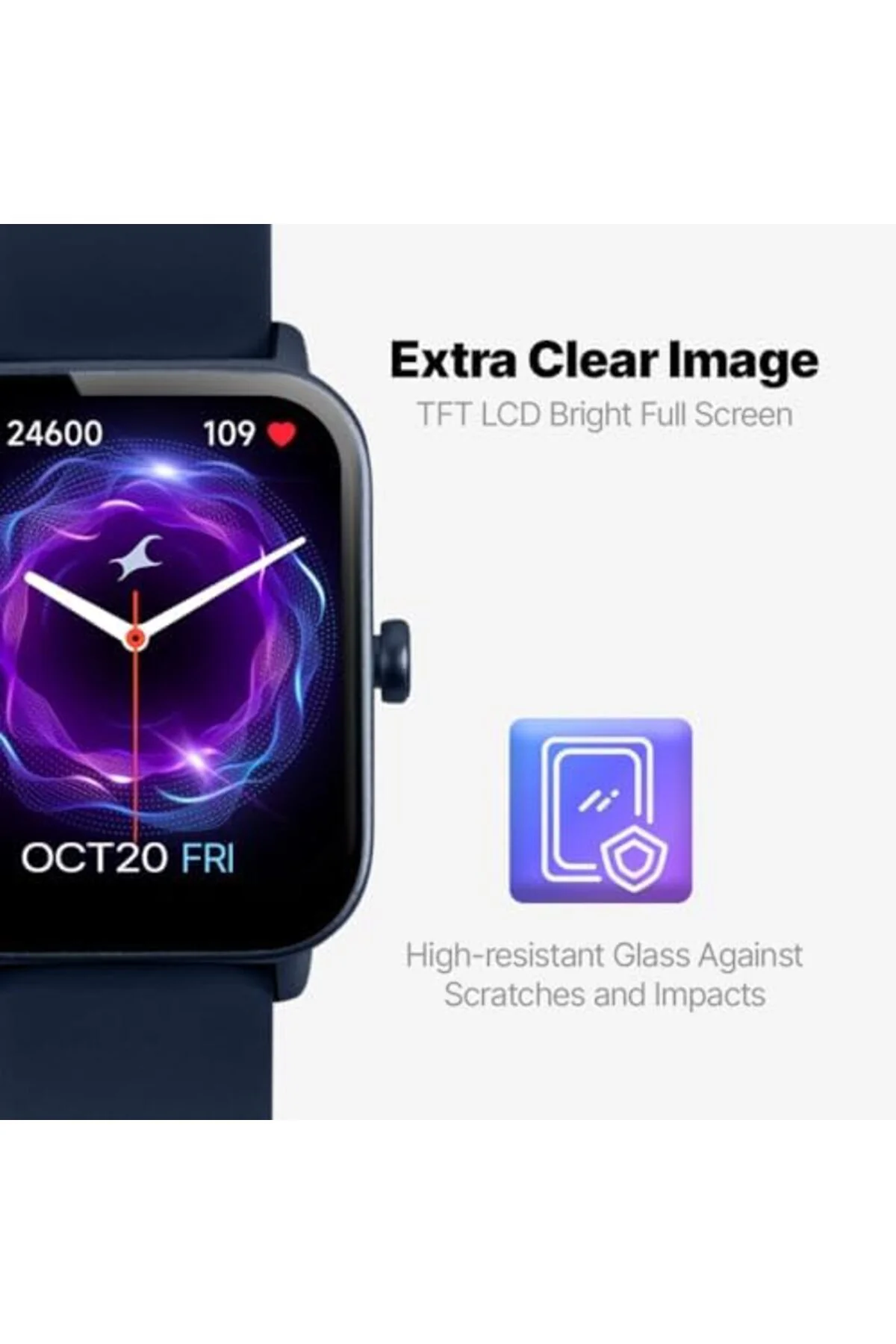TTKTEKNOLOJİ 46mm TFT Ekranlı Dikdörtgen Kasa Akıllı Saat TTKTEKN