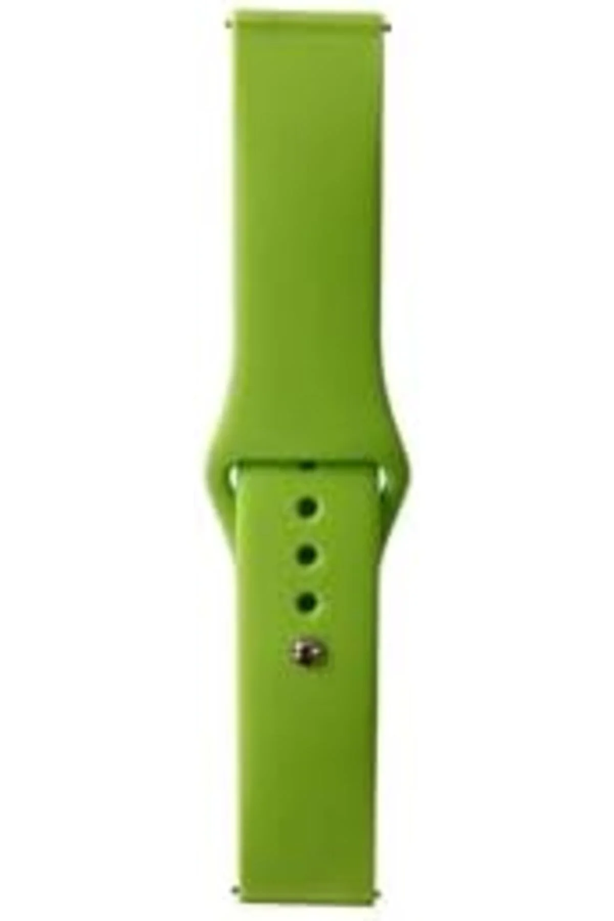 TTKTEKNOLOJİ (4762) Yeşil Band Serisi 22mm Klasik Kordon Silikon 