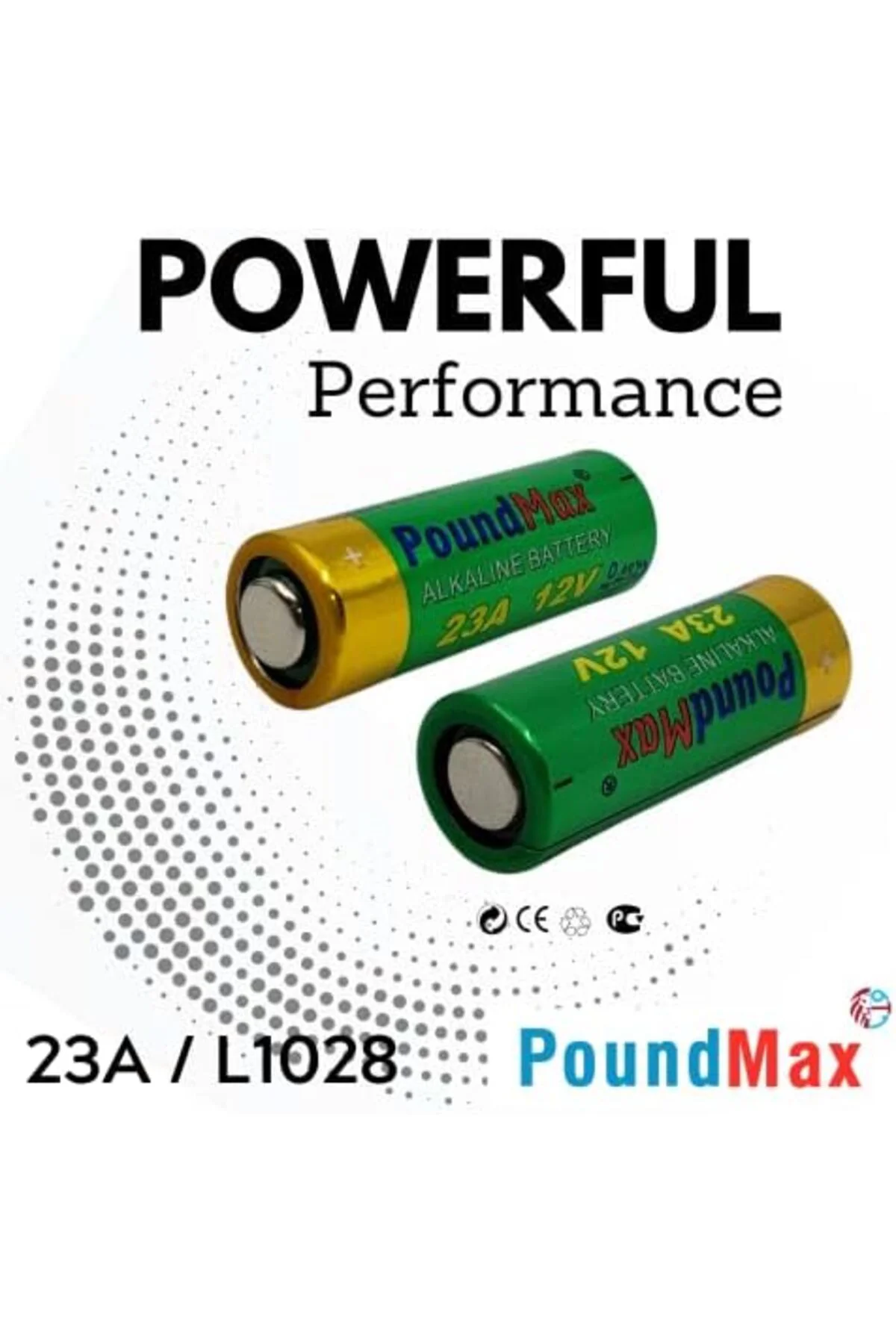 TTKTEKNOLOJİ 5 adet 23A 12 V alkali pil, 23AE, A23, LRV08, MN21, 