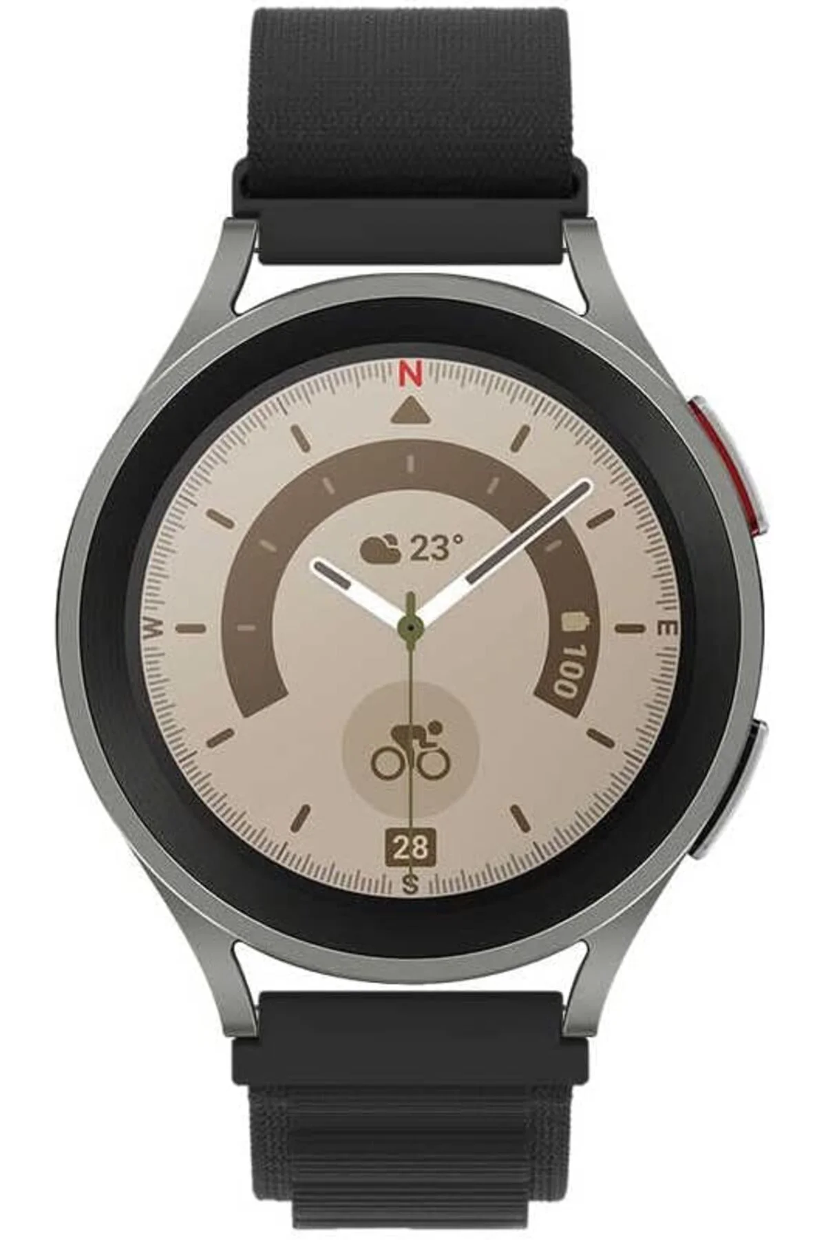 TTKTEKNOLOJİ 5 ile Uyumlu CNS KRD-74 22mm Hasır Kordon - Beyaz TT