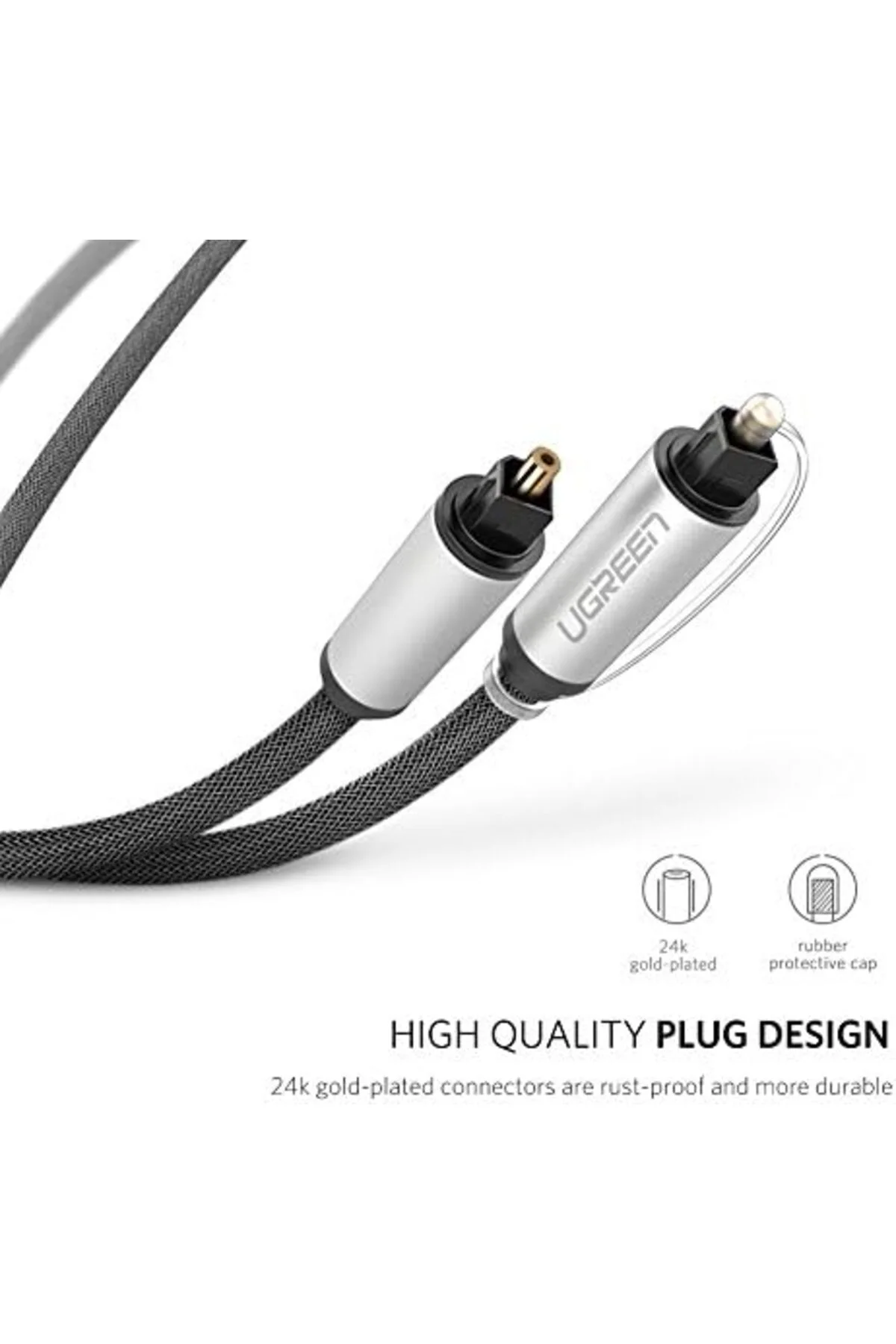 TTKTEKNOLOJİ 5.1 Dijital Toslink Optik Ses Kablosu 3 Metre TTKTEK TTKTEKNOLOJİ 5.1 Dijital Toslink Optik Ses Kablosu 3 Metre TTKTEK