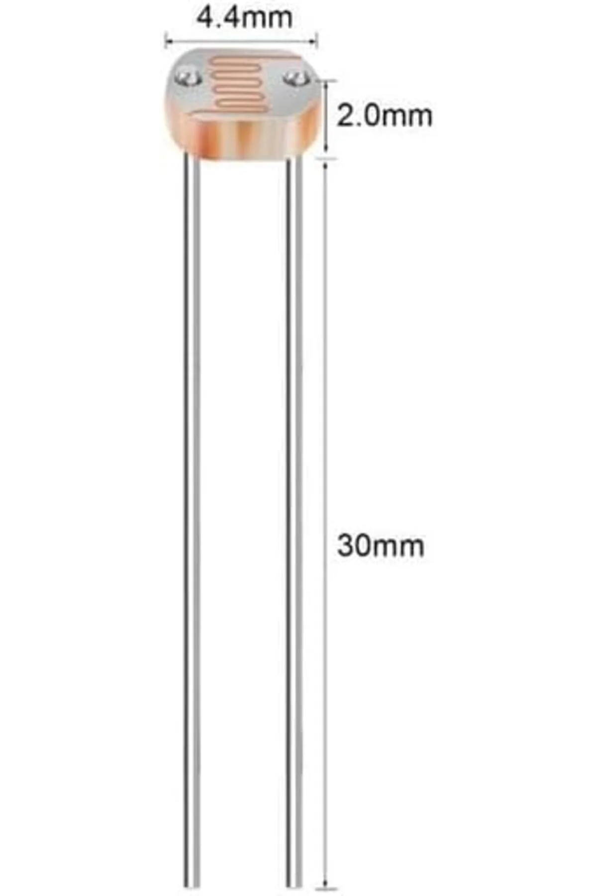 TTKTEKNOLOJİ 5mm LDR - Foto Direnç KRK 395519 TTKTEKNOLOJİ 5mm LDR - Foto Direnç KRK 395519