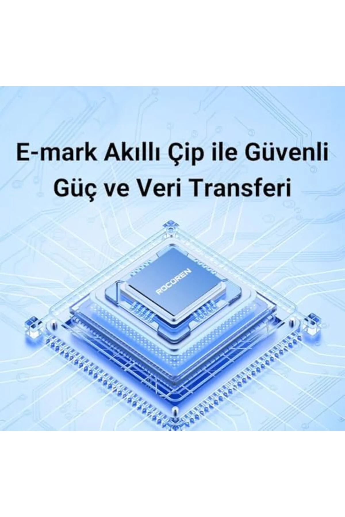 TTKTEKNOLOJİ 60W Type-C to Type-C RGB Aydınlatmalı Örgülü Şarj ve