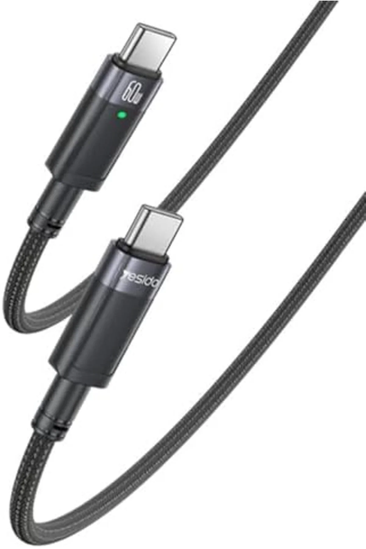 TTKTEKNOLOJİ 60W Type-C to Type-C Otomatik Şarj Kesme Özellikli P