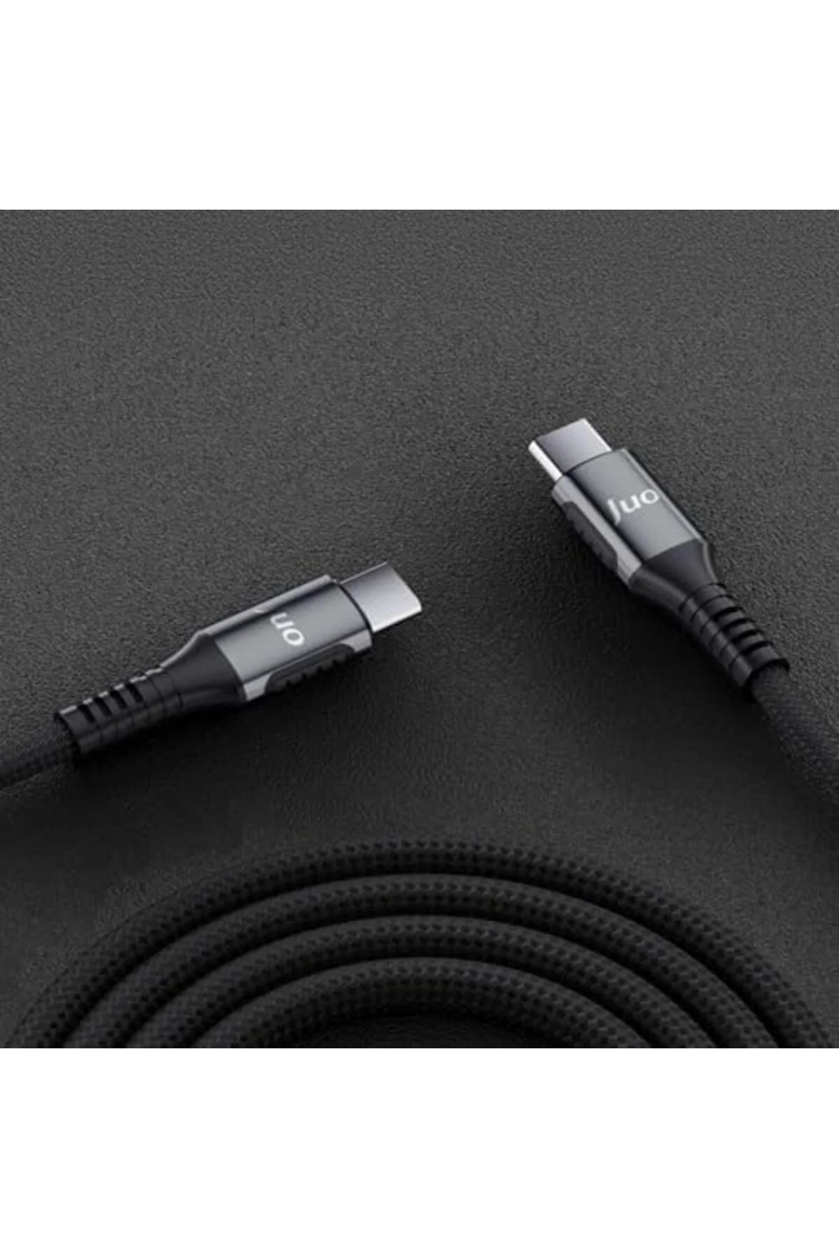 TTKTEKNOLOJİ 60W USB Type-C to Type-C Örgülü PD Hızlı Şarj ve Dat TTKTEKNOLOJİ 60W USB Type-C to Type-C Örgülü PD Hızlı Şarj ve Dat