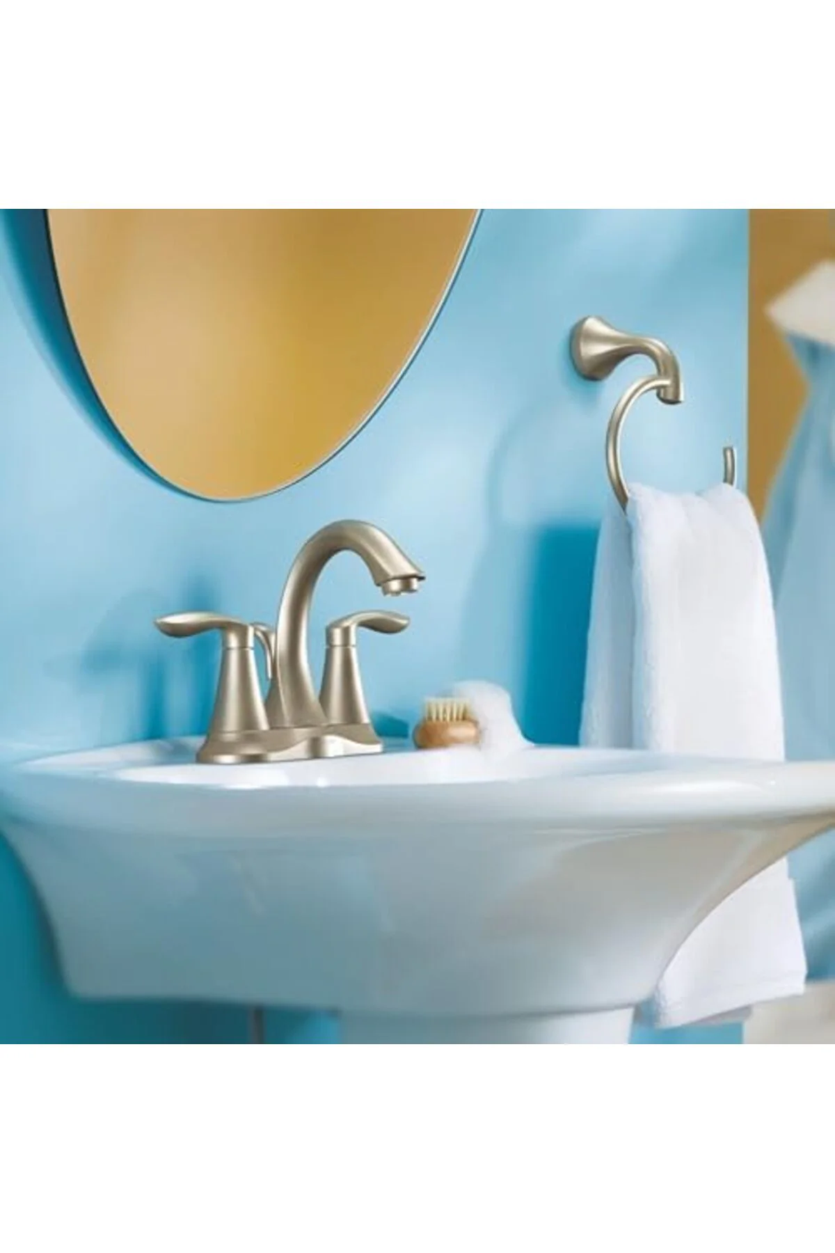 TTKTEKNOLOJİ 6410BN EVA çift kulplu Toilette musluk gider montaj,