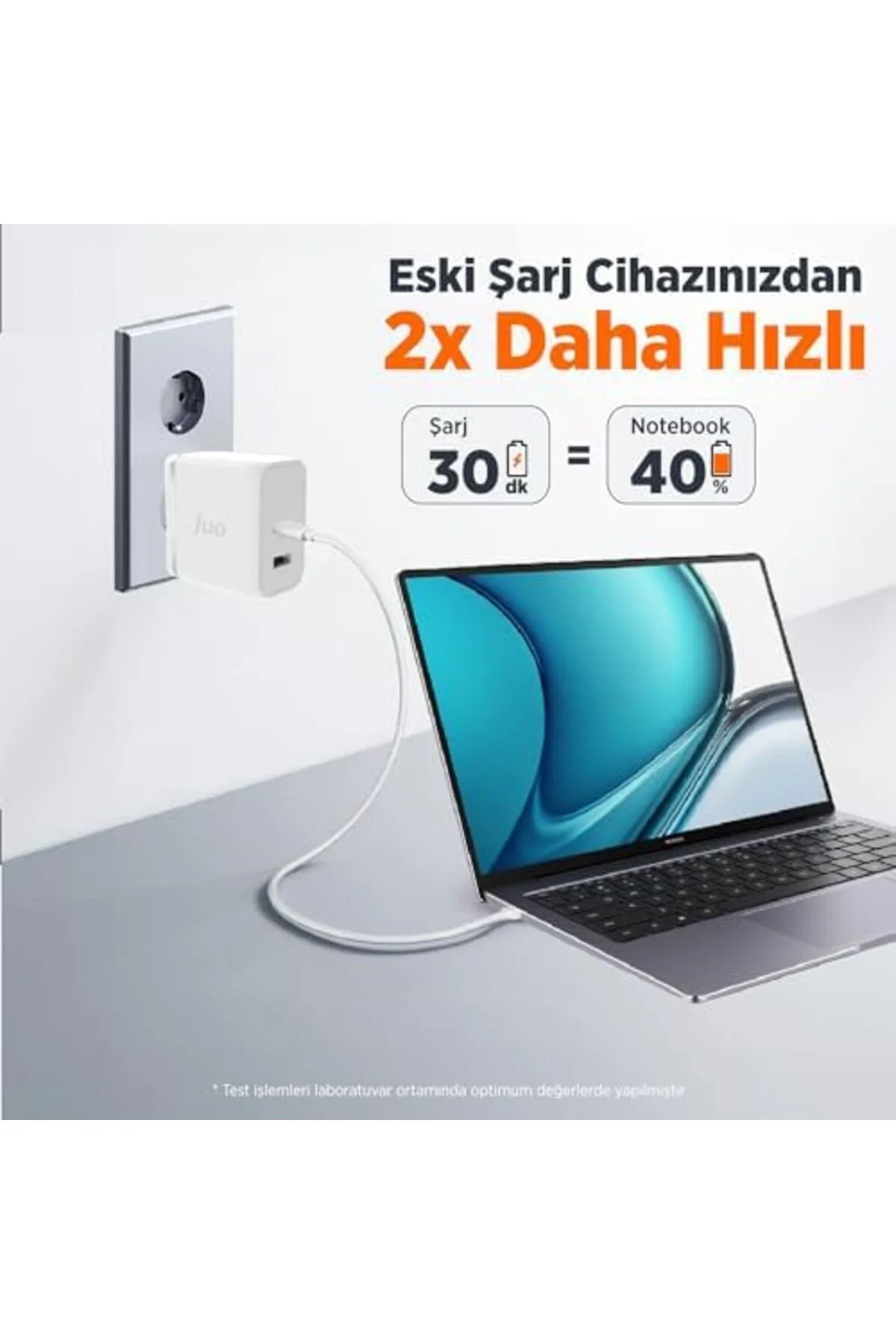TTKTEKNOLOJİ 65W GaN USB-C + USB-A Şarj Aleti & iPad & & Notebook