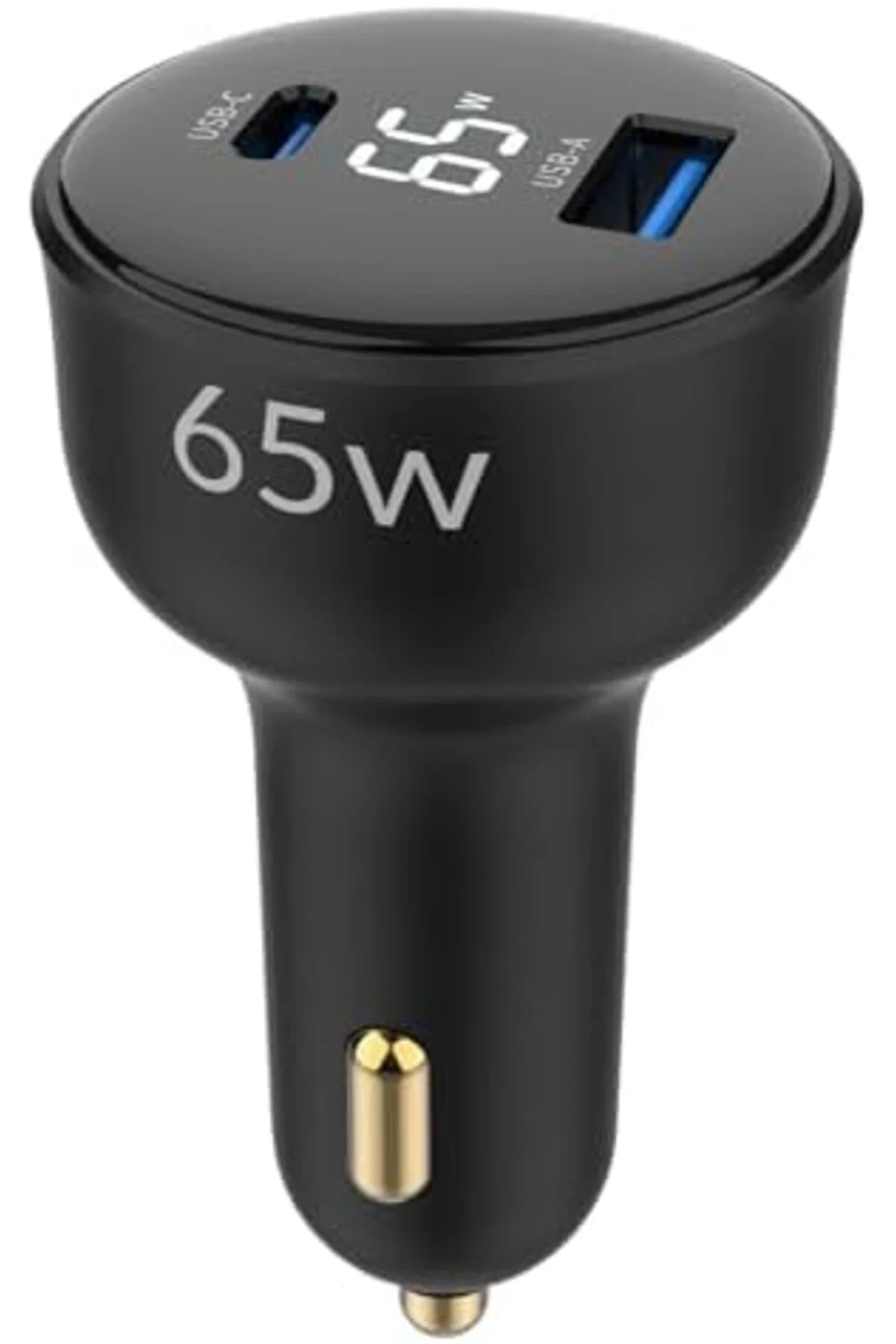 TTKTEKNOLOJİ 65W Led Ekranlı Type-C + USB-A Araç Şarj Aleti & & N