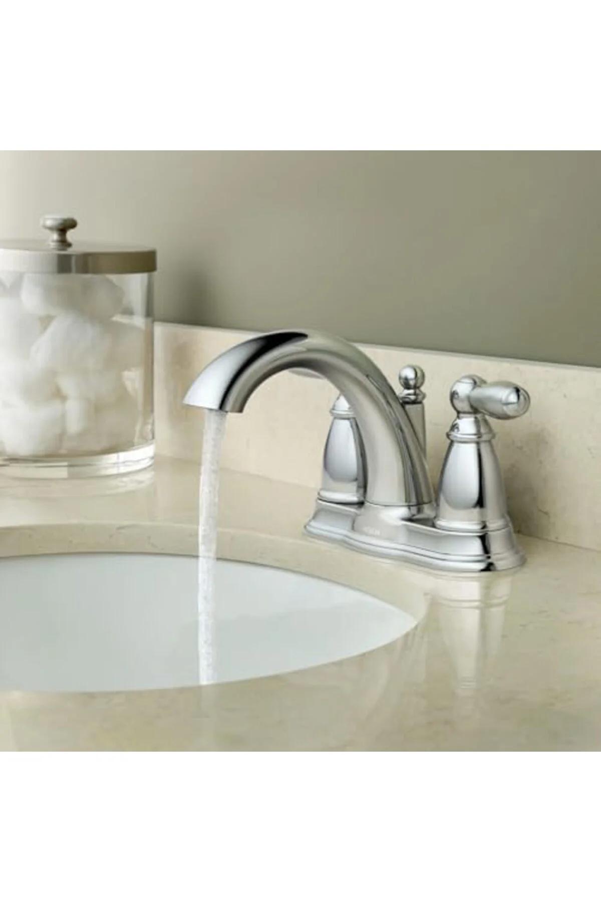 TTKTEKNOLOJİ 6610BN Brantford Brushed nickel two-handle high arc 