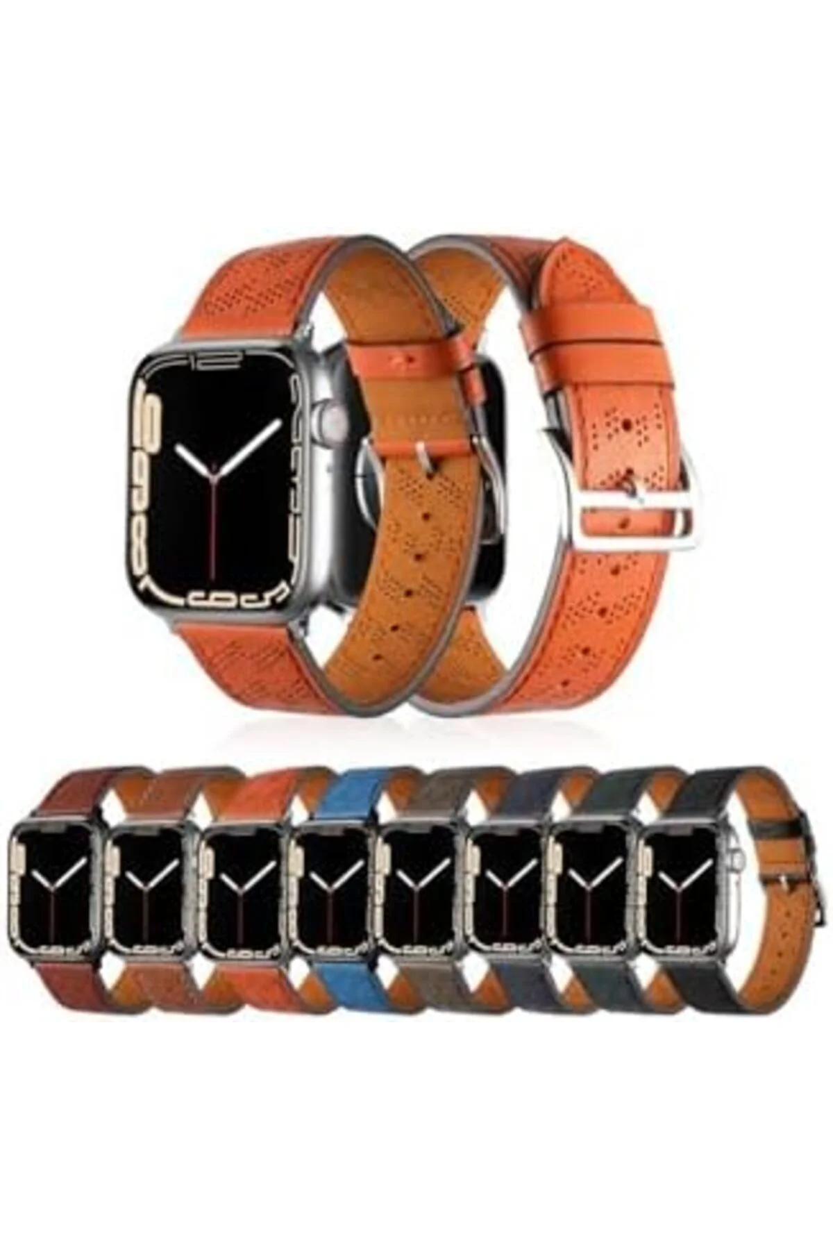 TTKTEKNOLOJİ 7 45mm İle Uyumlu KRD, 76 PU Deri Kordon Strap Kayış