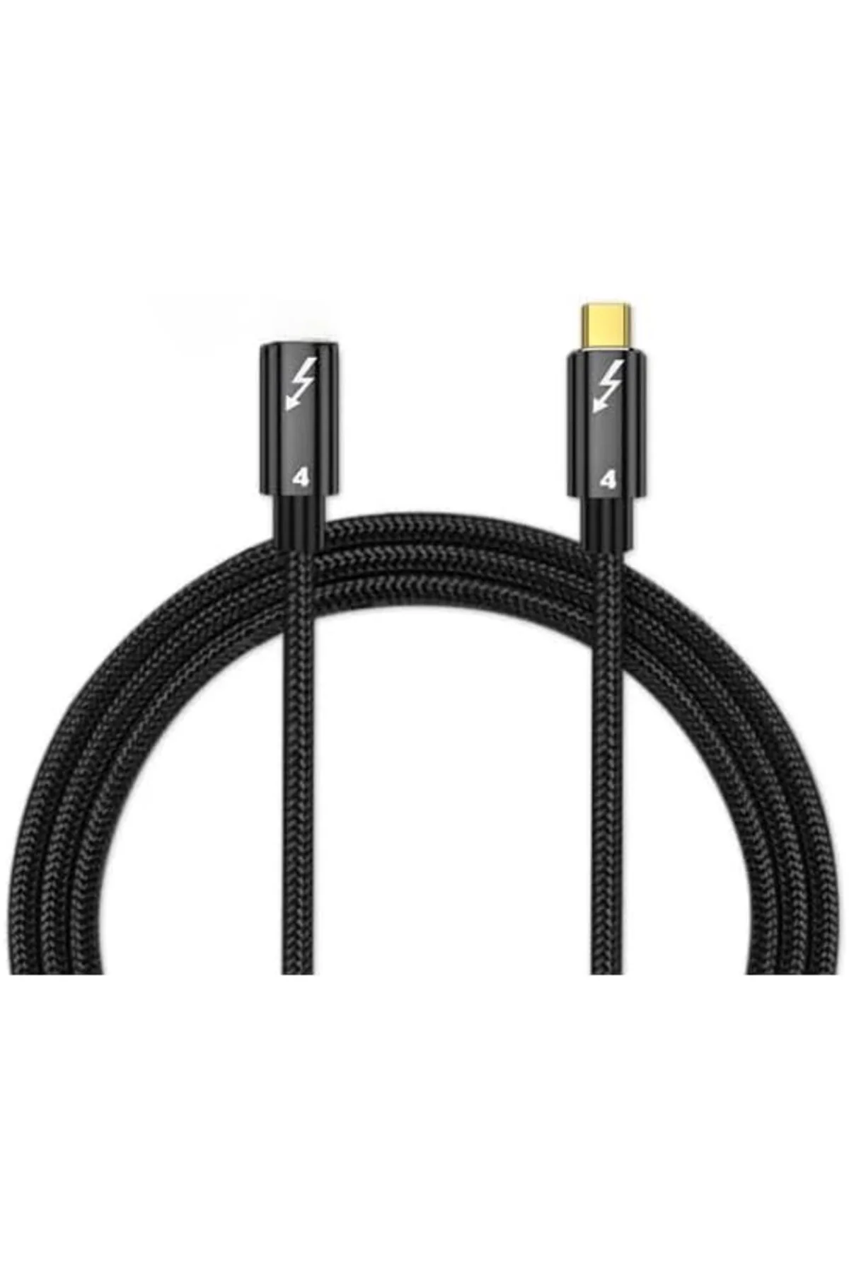 TTKTEKNOLOJİ 80cm Thunderbolt 4 Uzatma Kablosu – 40Gbps Veri Tran