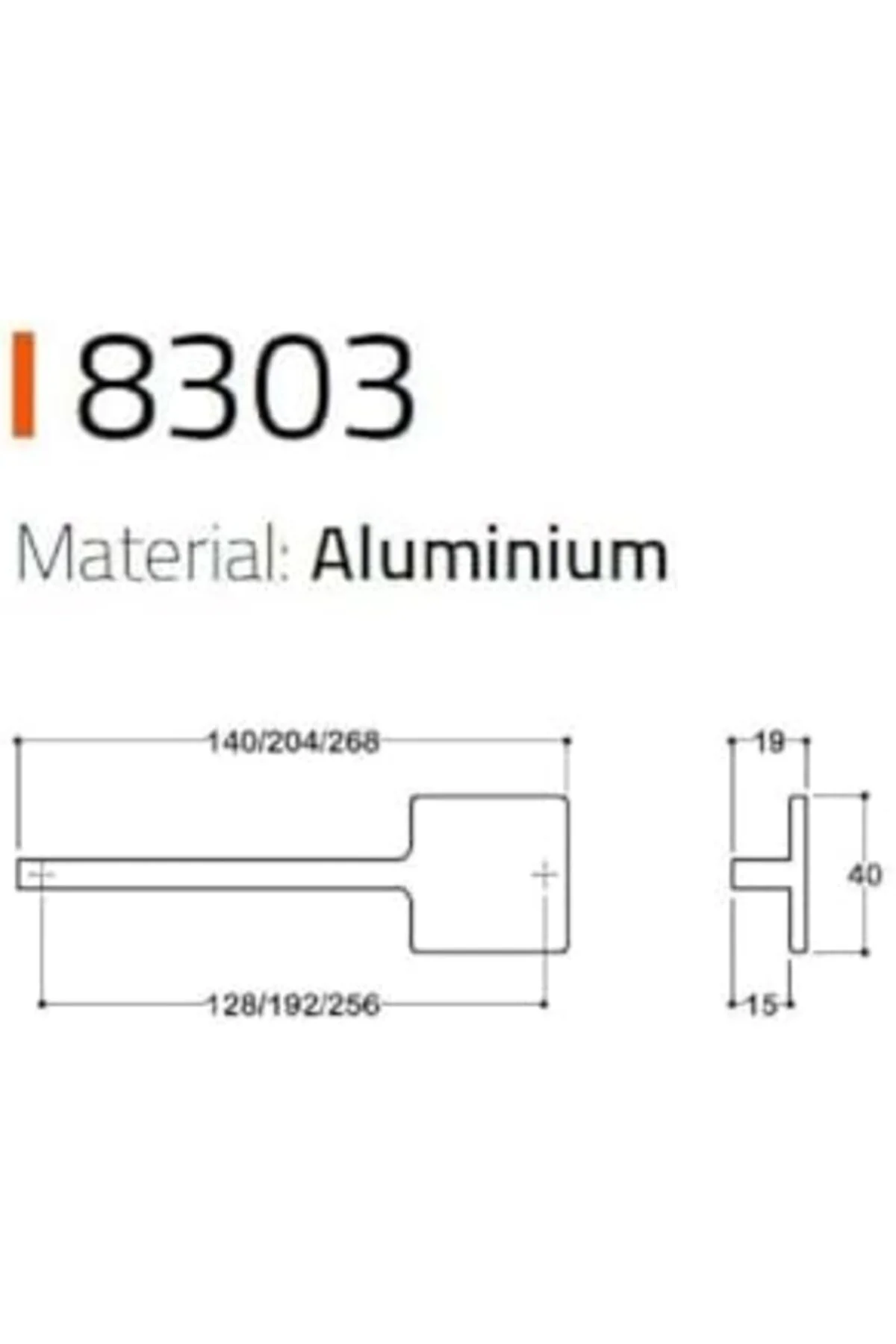 TTKTEKNOLOJİ 8303 Modern Kulp Antik Renk 128 Mm KRK 395519