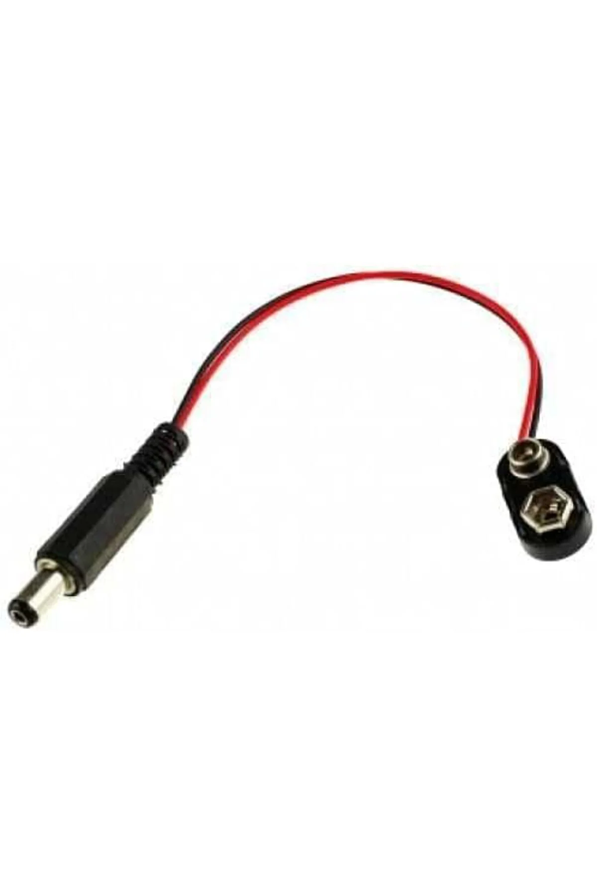 TTKTEKNOLOJİ 9 V Pil Barrel Dönüştürücü Kablo - 9 V to DC Barrel 