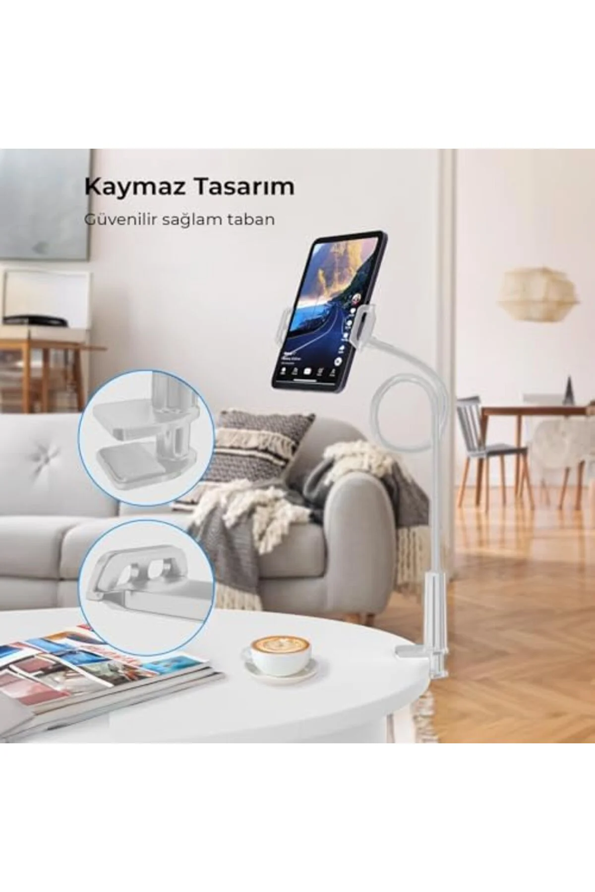 TTKTEKNOLOJİ 90 CM Akrobat Esnek Tablet ve Telefon Tutucu Stand B