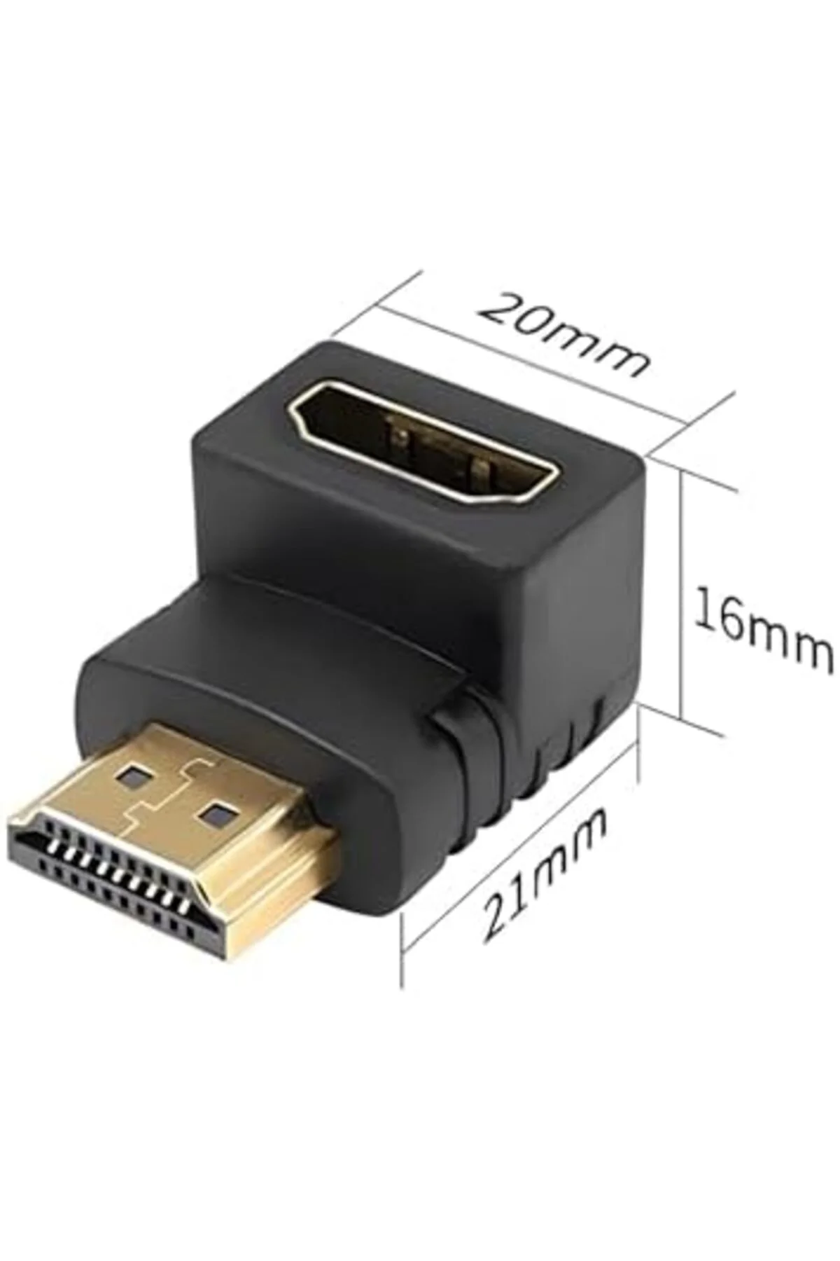 TTKTEKNOLOJİ 90 Derece HDMI to HDMI Dönüştürücü TTKTEKNOLOJİ 3955