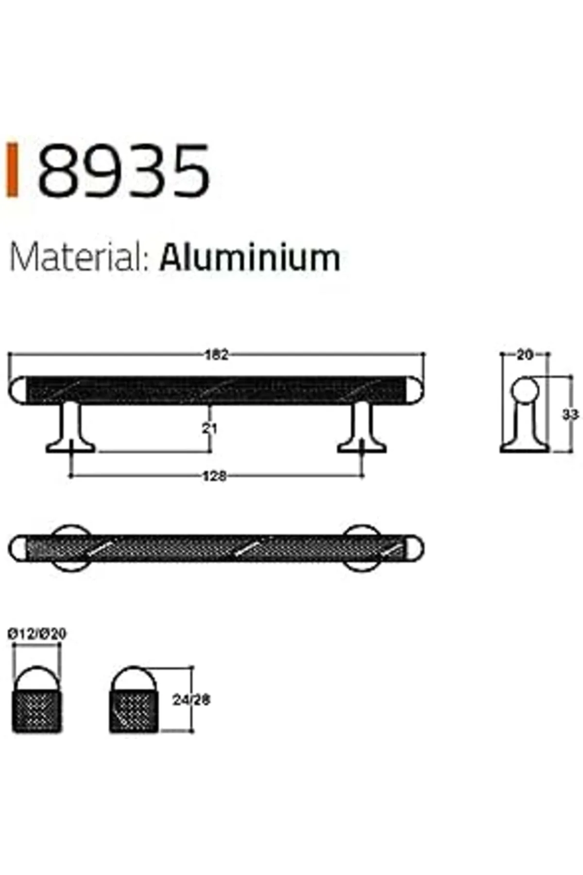 TTKTEKNOLOJİ 96 mm altın rengi Klasik Kulp KRK 395519