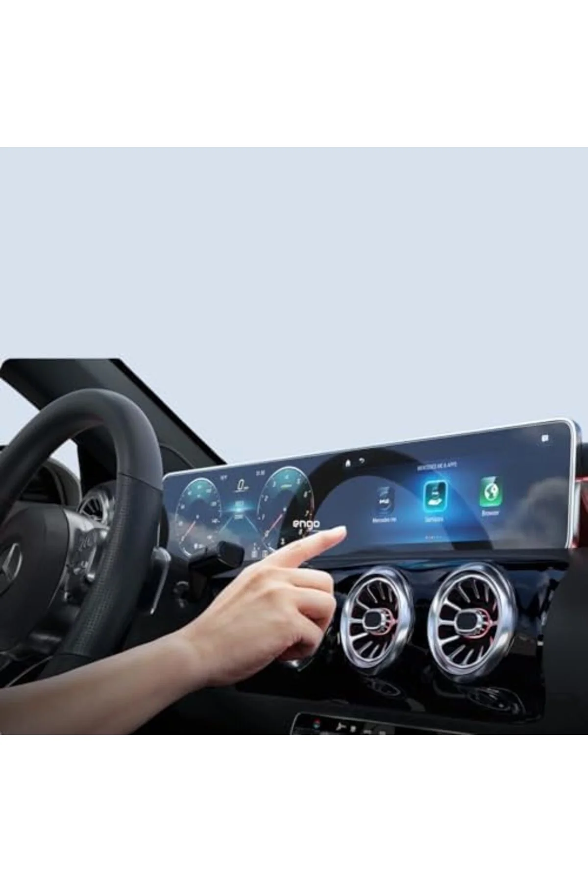 TTKTEKNOLOJİ A200 Ekran Koruyucu Navigasyon Dijital Ekran V177 TT