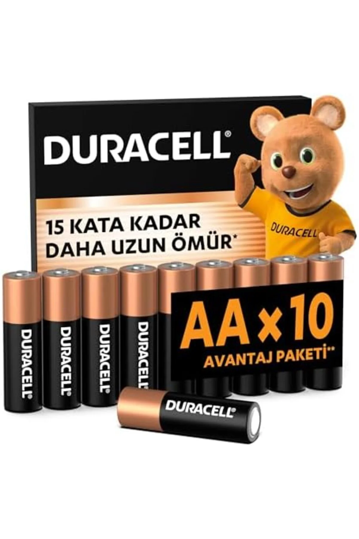 TTKTEKNOLOJİ AA Alkalin Kalem Pil (10'lu paket) 1,5 V LR6/MN1500 
