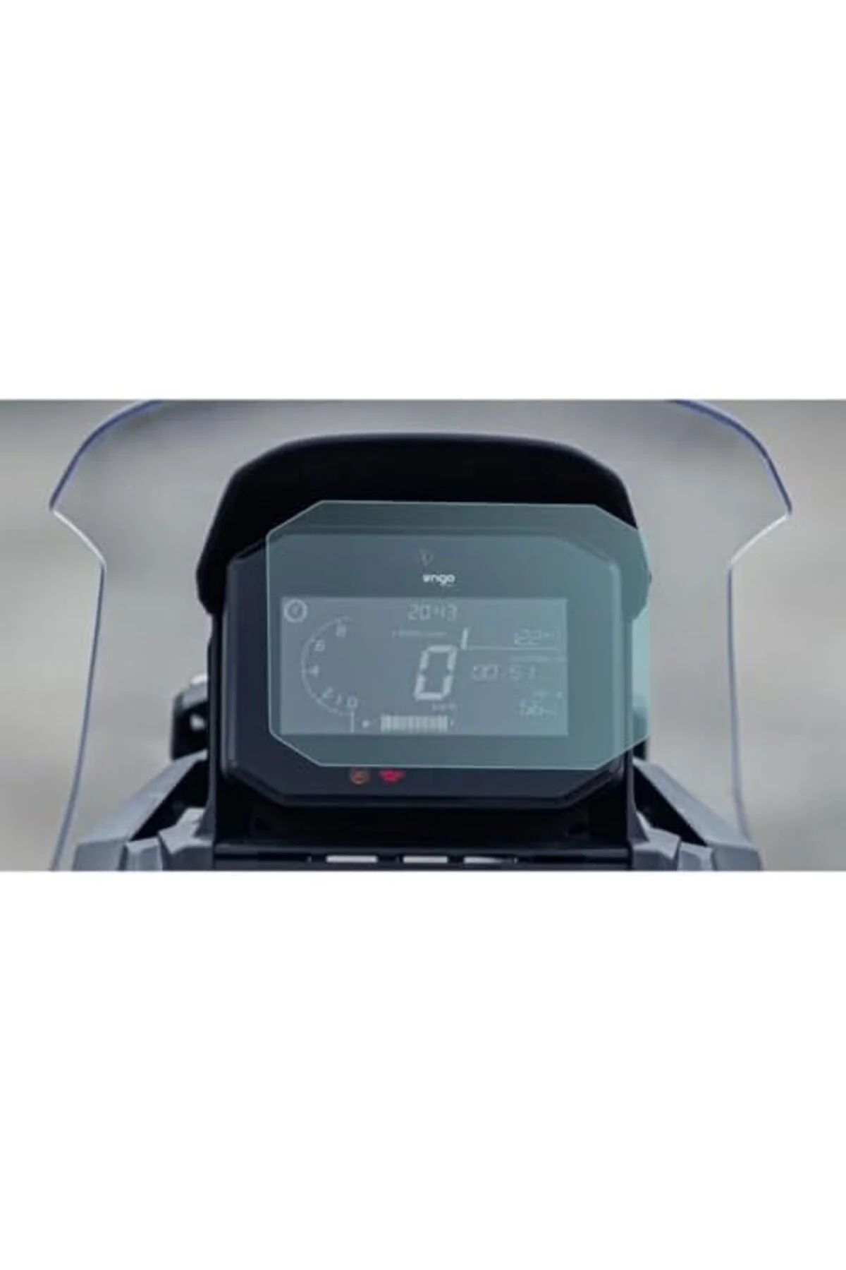 TTKTEKNOLOJİ ADV 350 Ekran Koruyucu 9H Parlak Şeffaf Scooter 2022