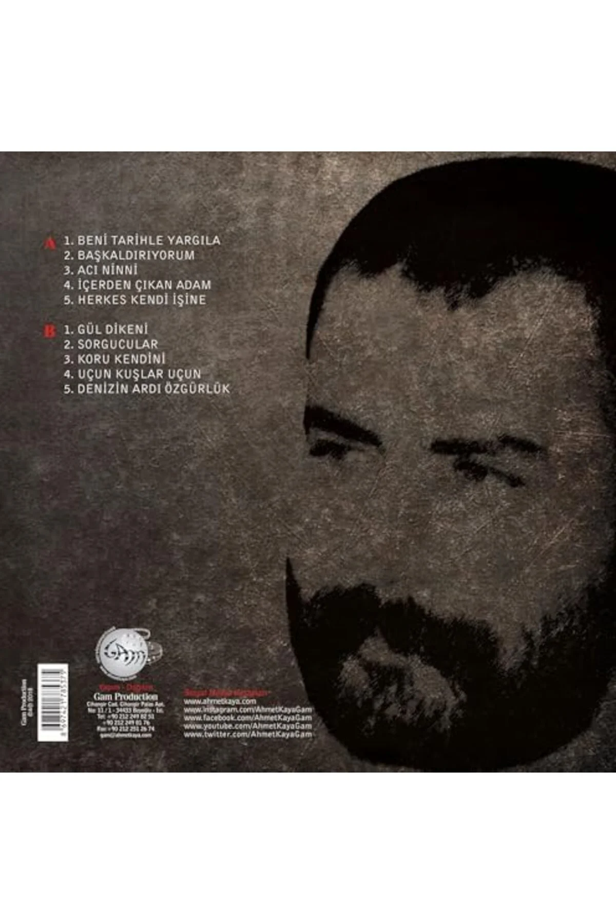 TTKTEKNOLOJİ Ahmet Kaya Başkaldırıyorum Plak LP - My TTKTEKNOLOJİ