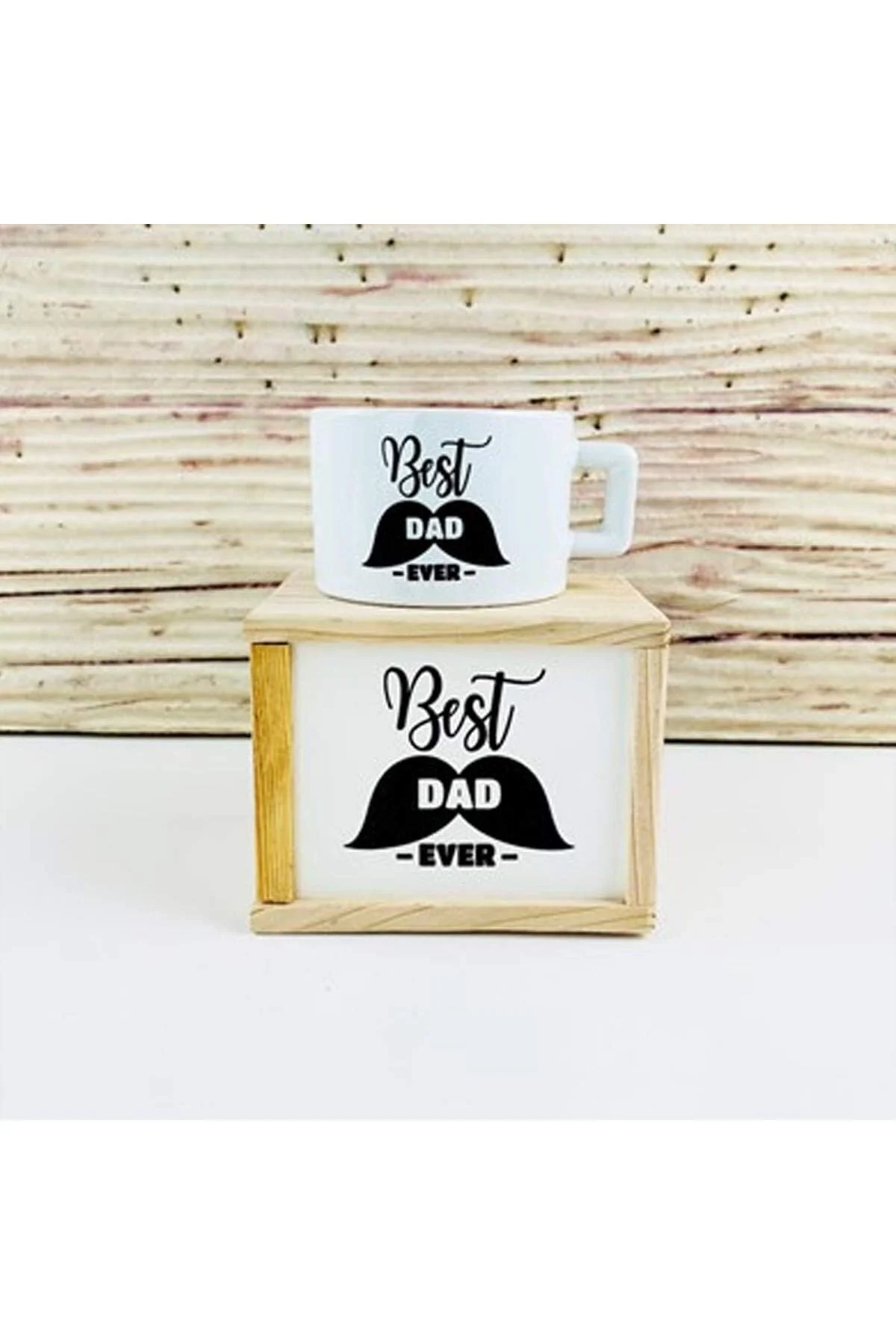 TTKTEKNOLOJİ Ahşap Kutunda Dad Kupa Bardak TTKTEKNOLOJİ 395519
