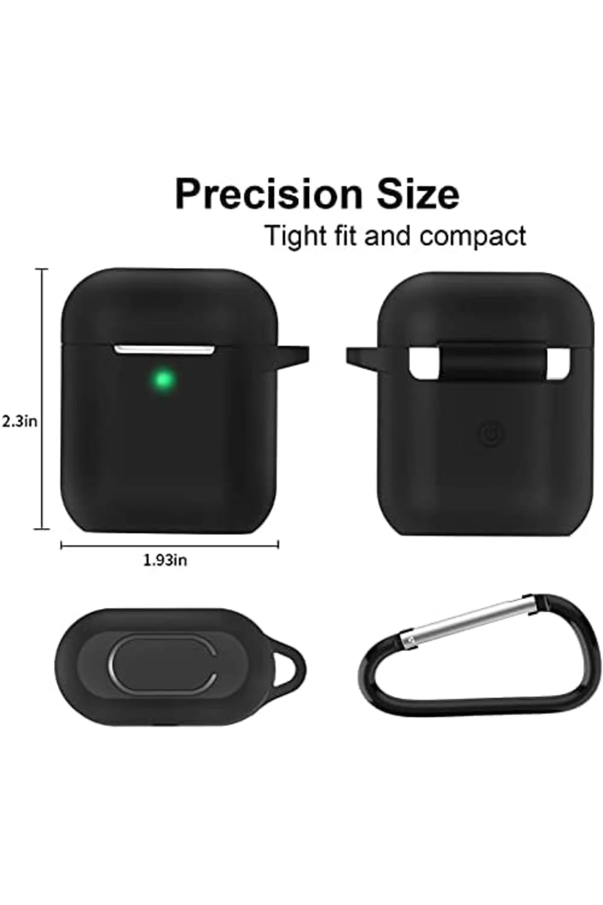 TTKTEKNOLOJİ AirPods 1/2. Nesil ile Uyumlu İnce ve Hafif Silikon 
