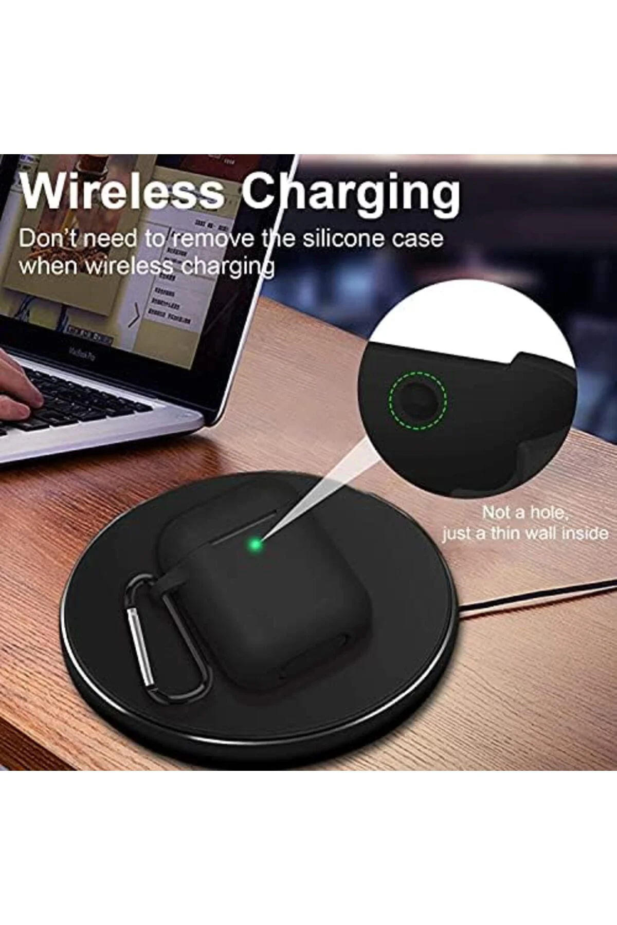 TTKTEKNOLOJİ AirPods 1/2. Nesil ile Uyumlu İnce ve Hafif Silikon 