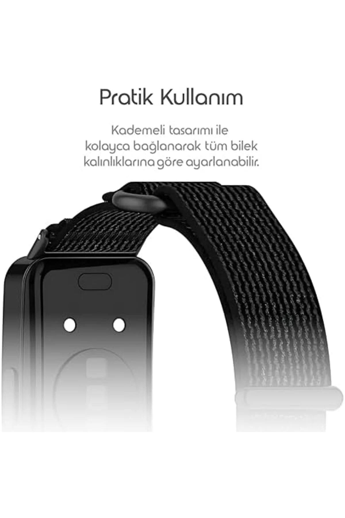 TTKTEKNOLOJİ Akıllı Saatler ile Uyumlu Hook Loop Kumaş Kordonlar 