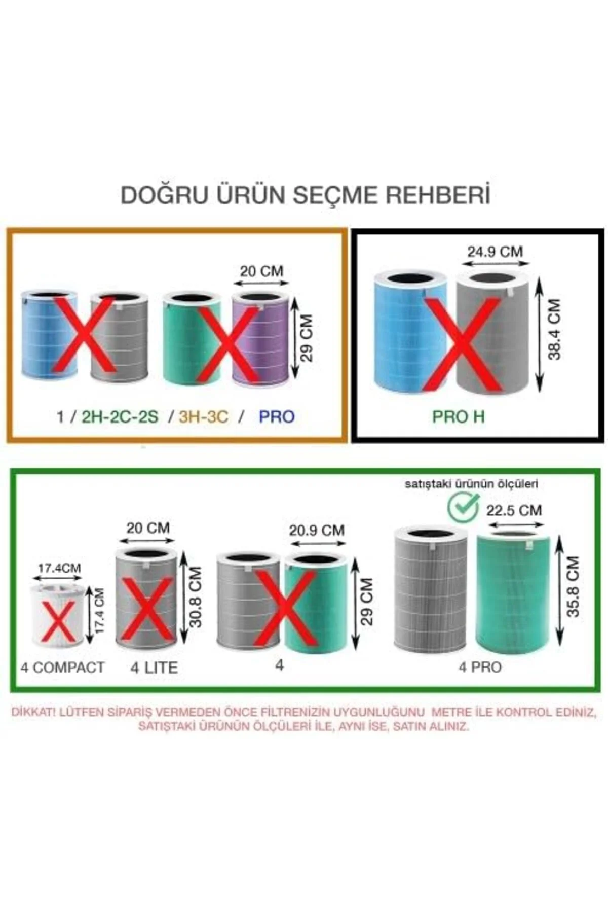 TTKTEKNOLOJİ Akıllı Hava Temizleyici 4 Pro Uyumlu HEPA + Karbon İ